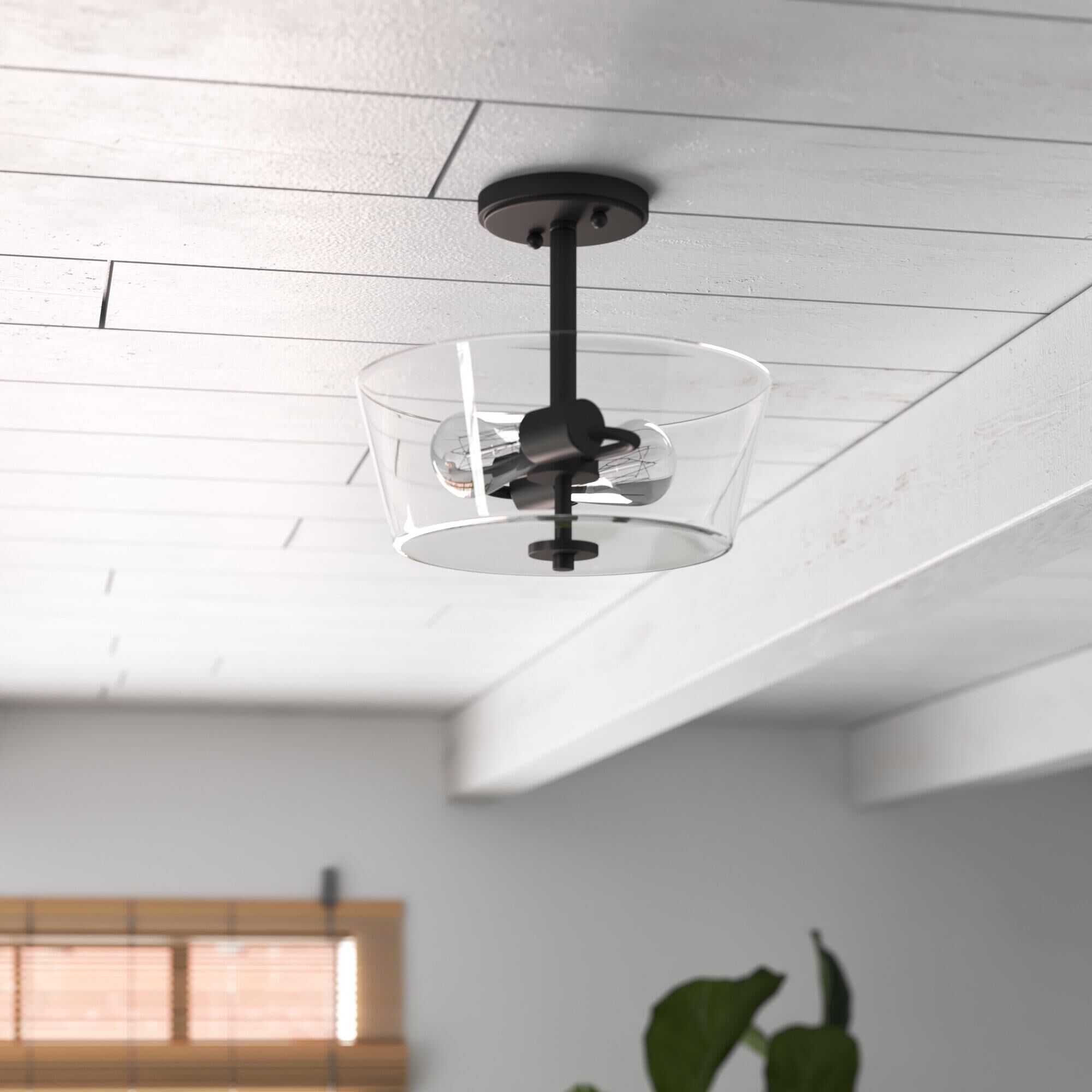 Westin 12 Inch 2 Light Semi Flush Mount by Designers Fountain