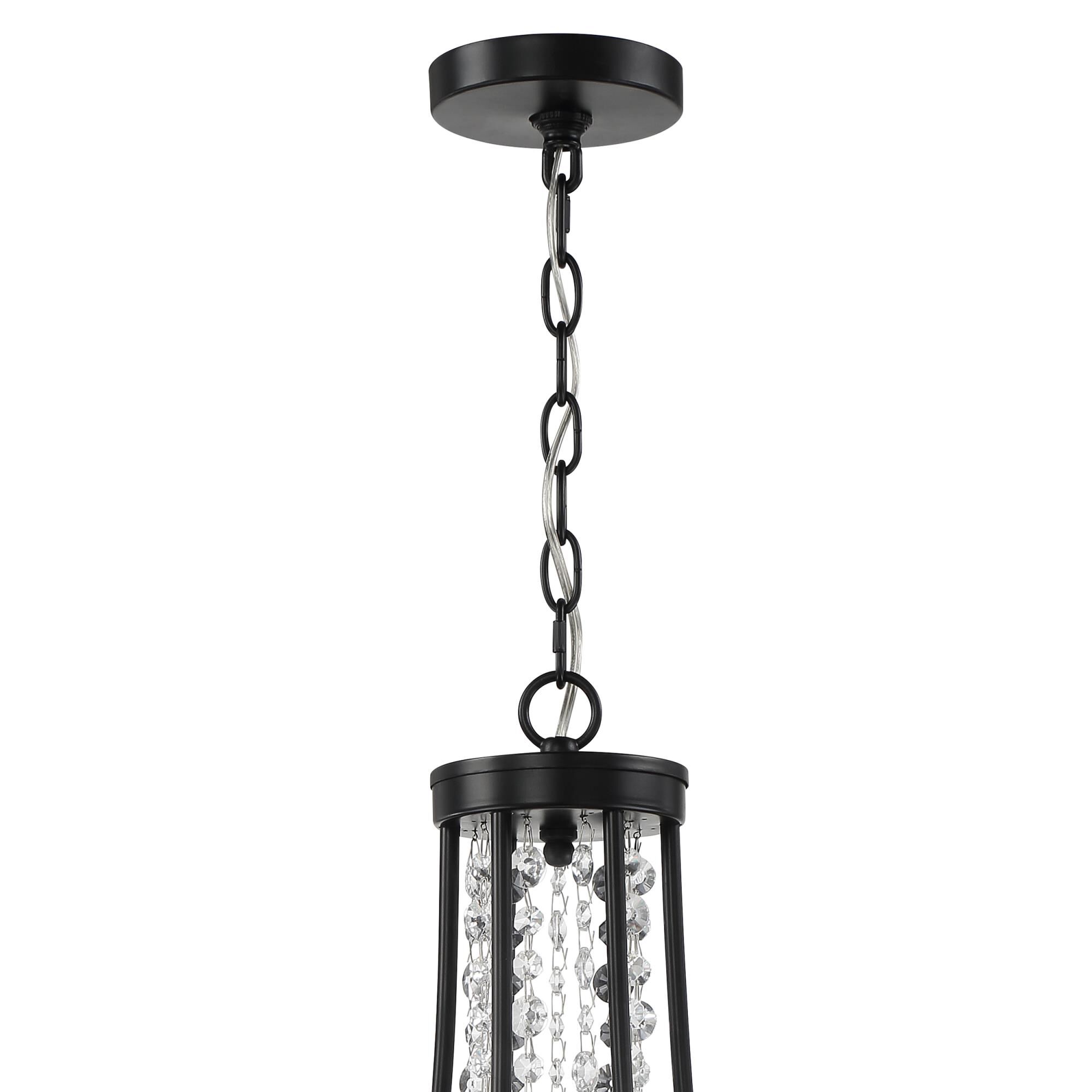 Gabrielle 28 Inch 6 Light Chandelier by Crystorama