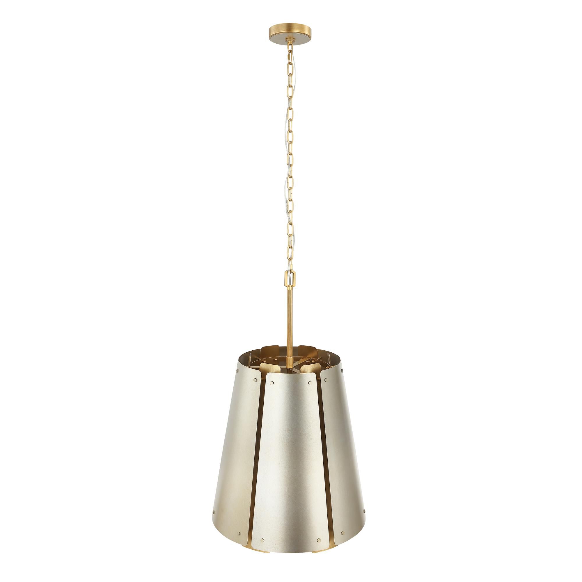 Shown in Gold and Brass finish and Gold shade