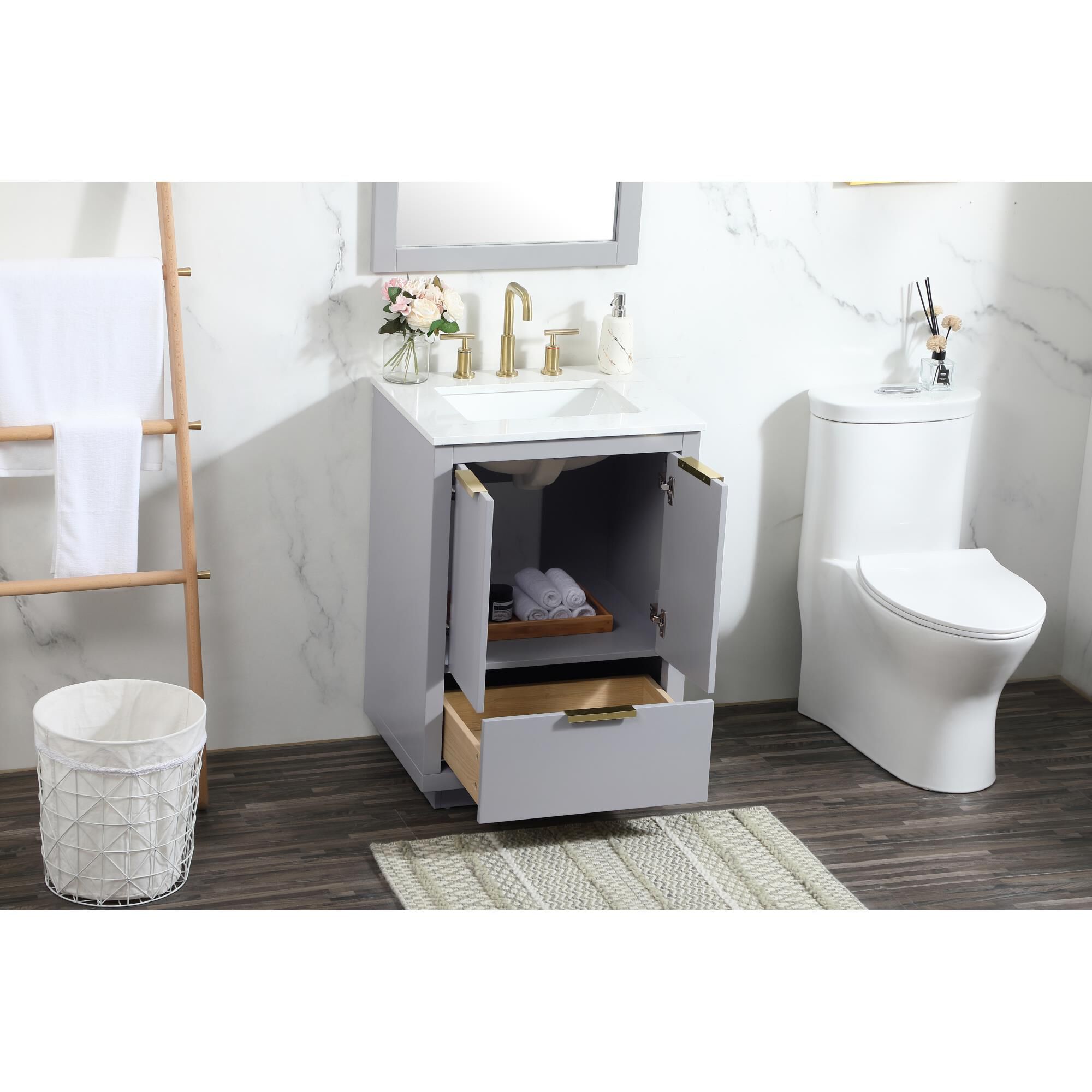 Blake 24 Inch Bath Vanity by Elegant Decor