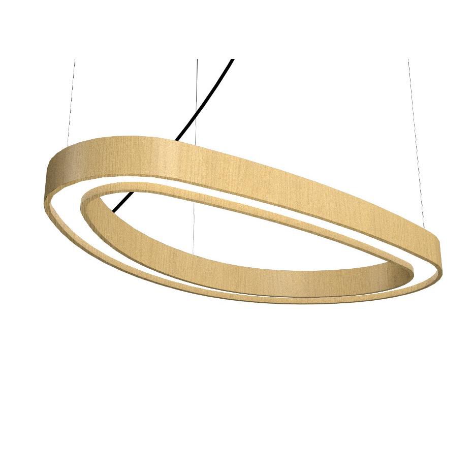 Organic Linear Suspension Light by Accord Lighting