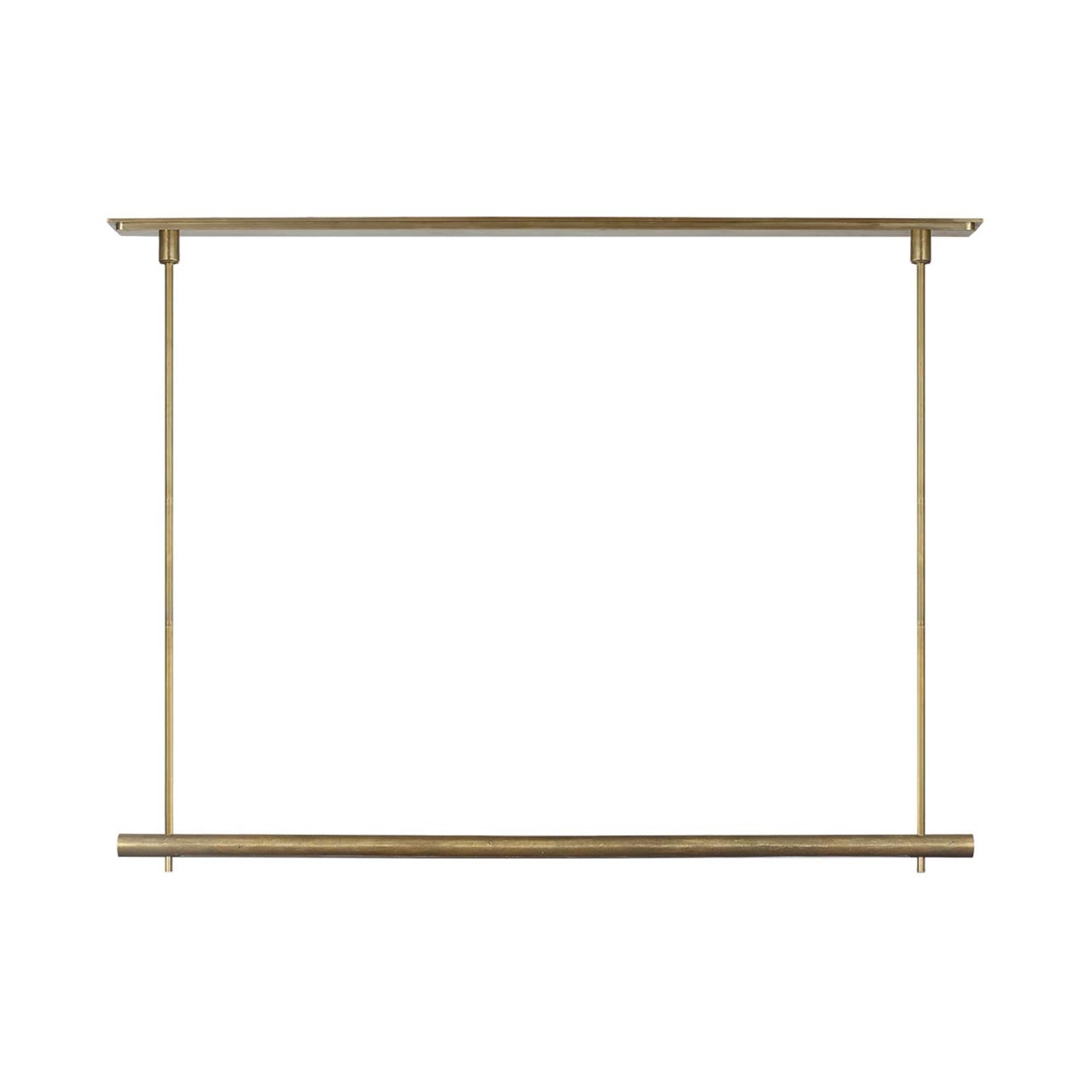 Shown in Museum Brass finish and Nova Frost glass