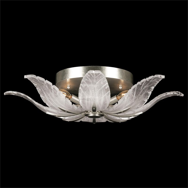 Plume 28 Inch 4 Light Flush Mount by Fine Art Handcrafted Lighting