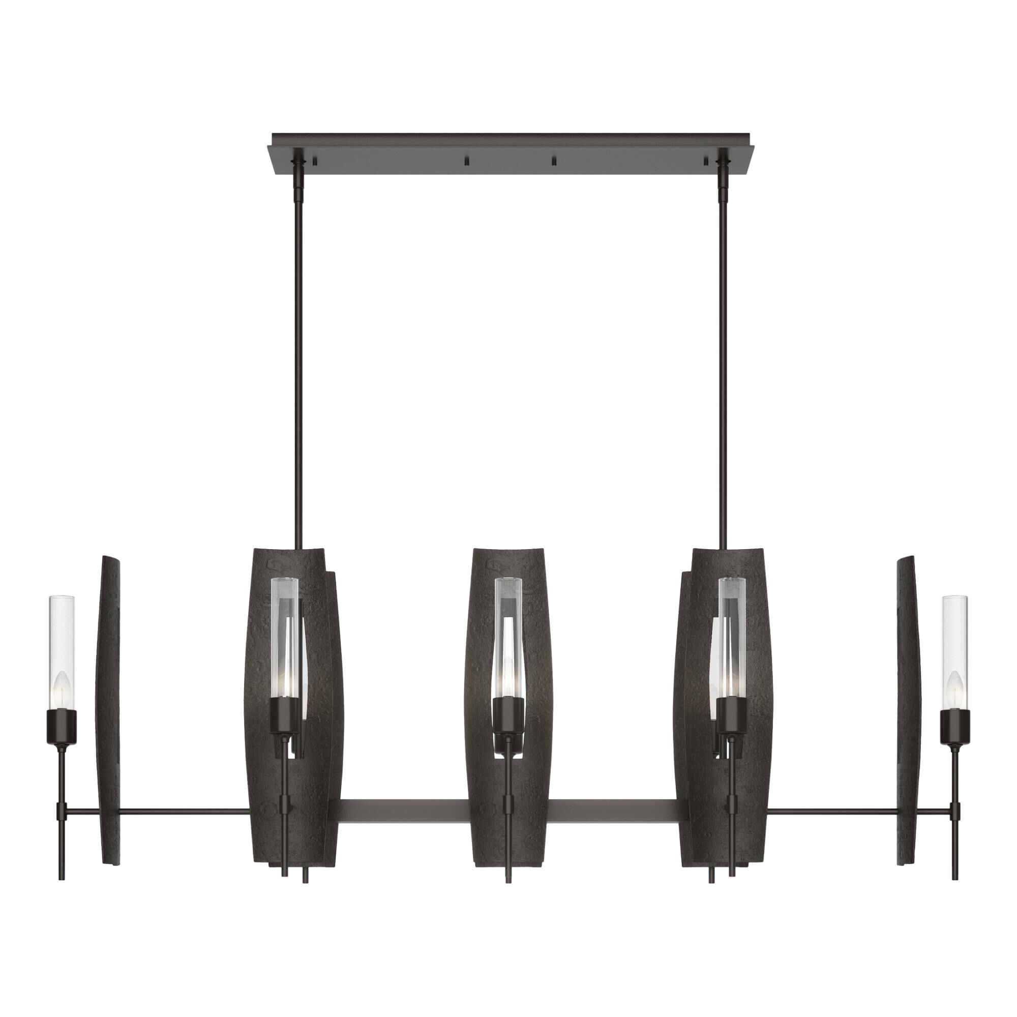 Shown in Oil Rubbed Bronze finish and Clear glass