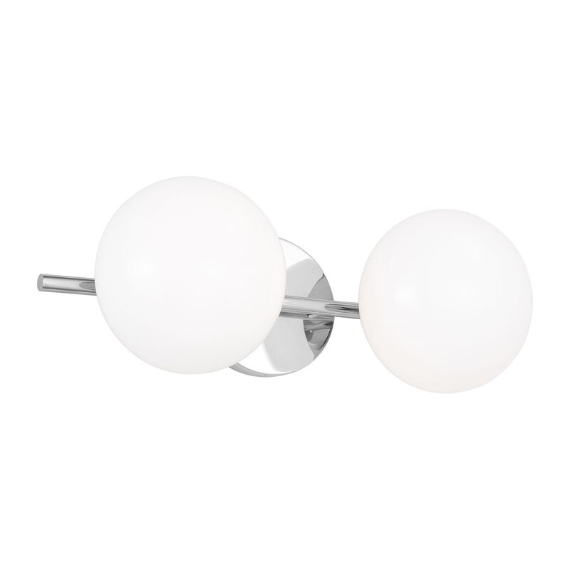 Ellen DeGeneres Lune 18 Inch 2 Light Bath Vanity Light by Visual Comfort Studio