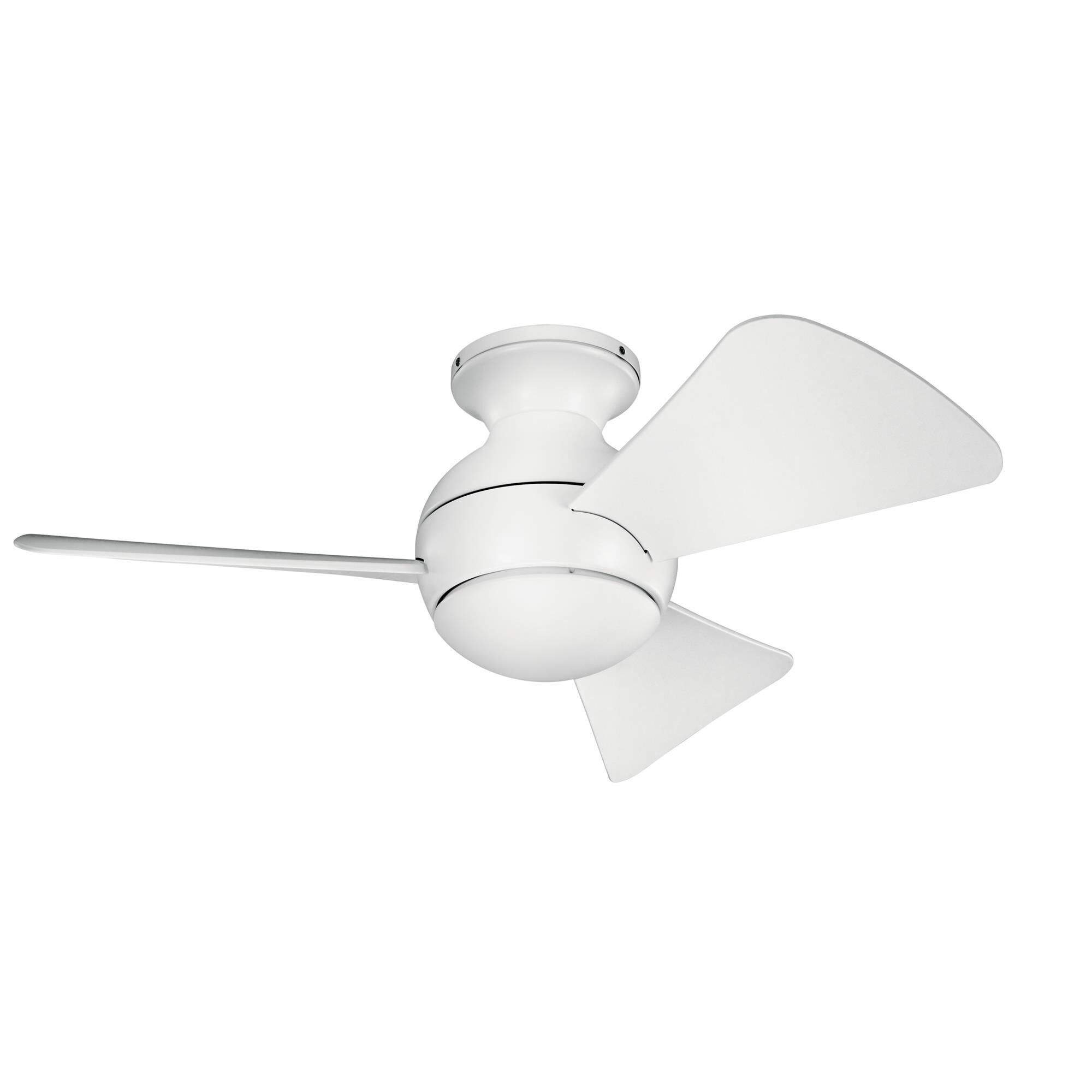 Shown in Matte White finish and Etched Cased Opal glass