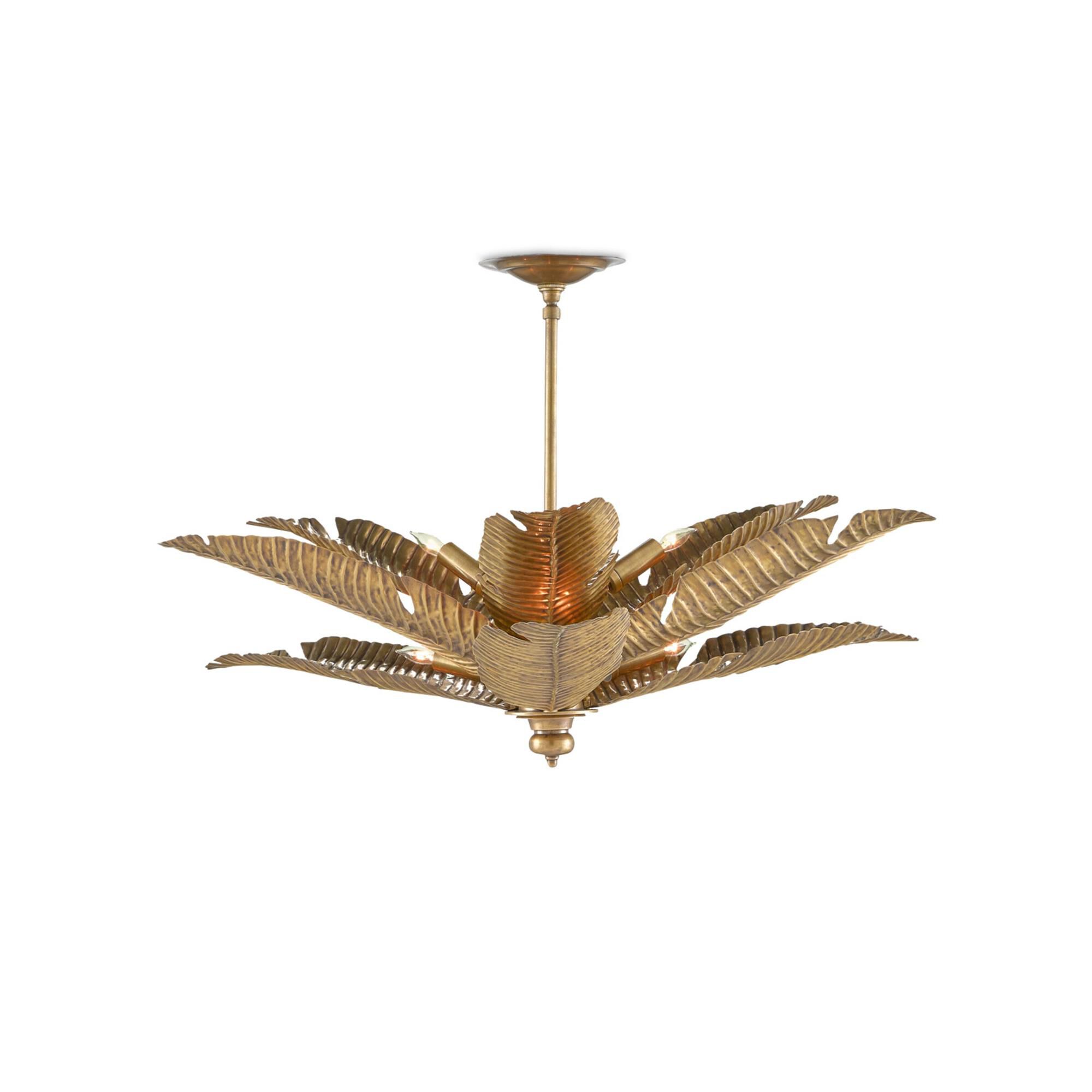 Tropical 6 Light Chandelier,