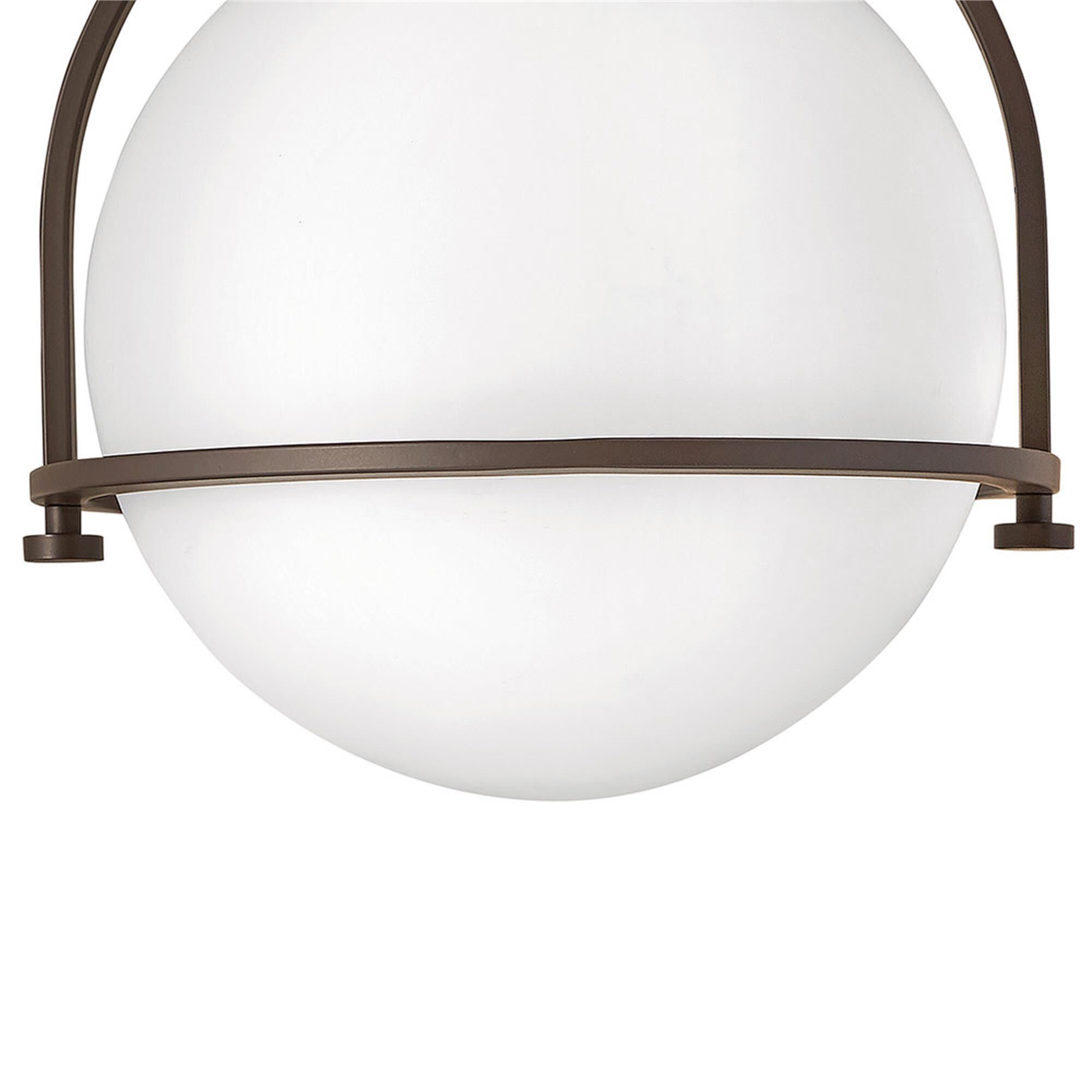 Shown in Buckeye Bronze finish and Etched Opal glass
