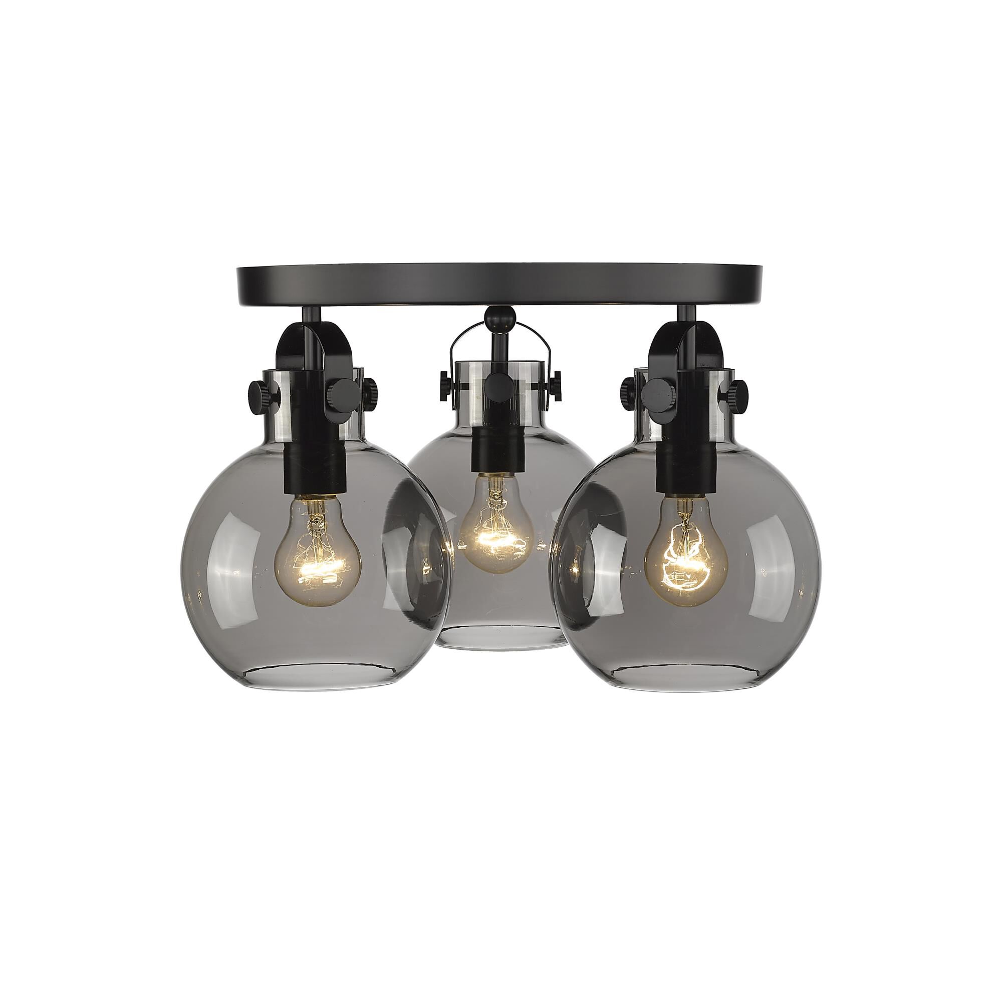 Bruno Marashlian Newton Sphere 19 Inch 3 Light Flush Mount by Innovations Lighting