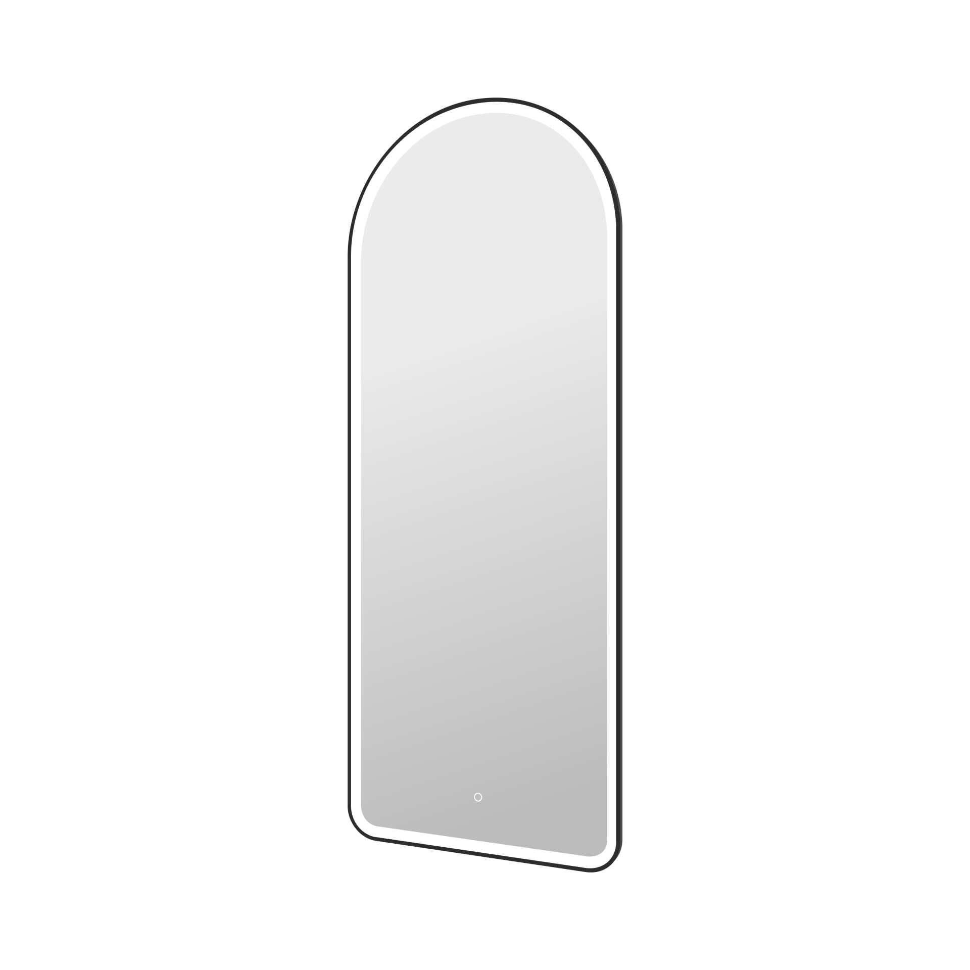 Harmoni 72 Inch Arched LED Lighted Mirror by Elegant Decor