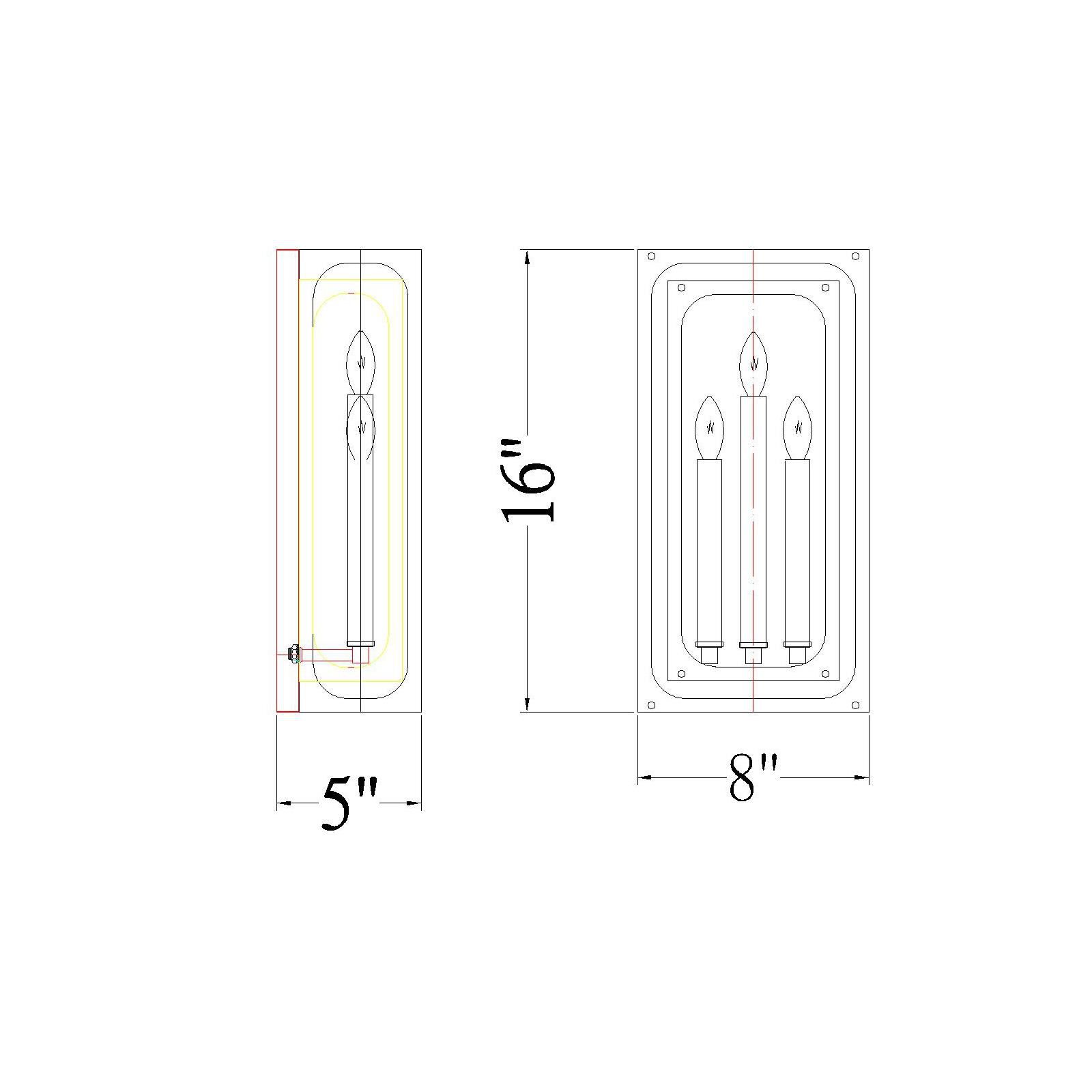 Easton 16 Inch Wall Sconce by Z-Lite