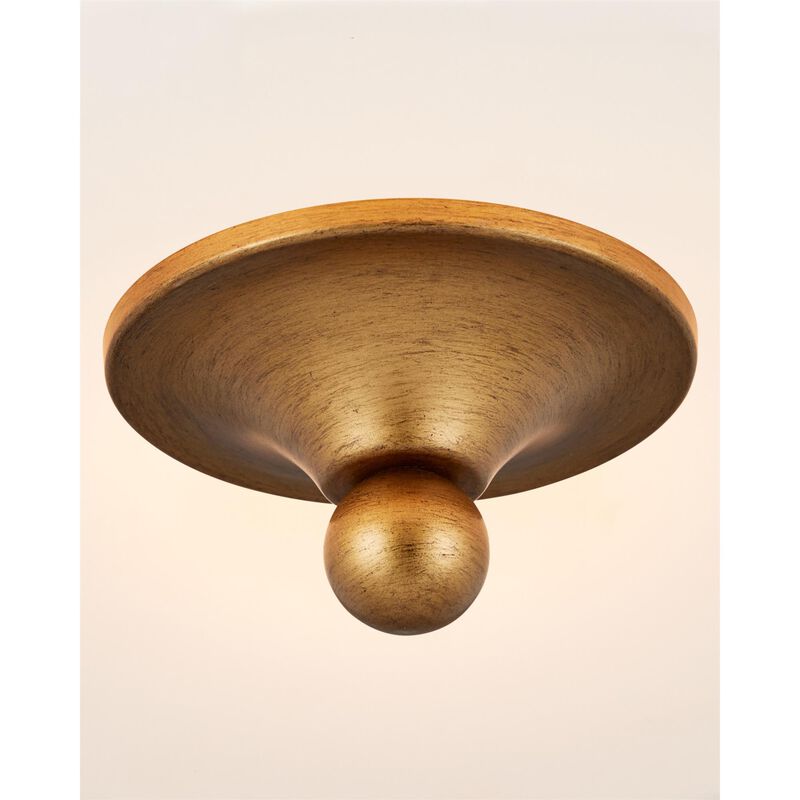 Barry Goralnick Bryce 16 Inch Flush Mount by Currey and Company