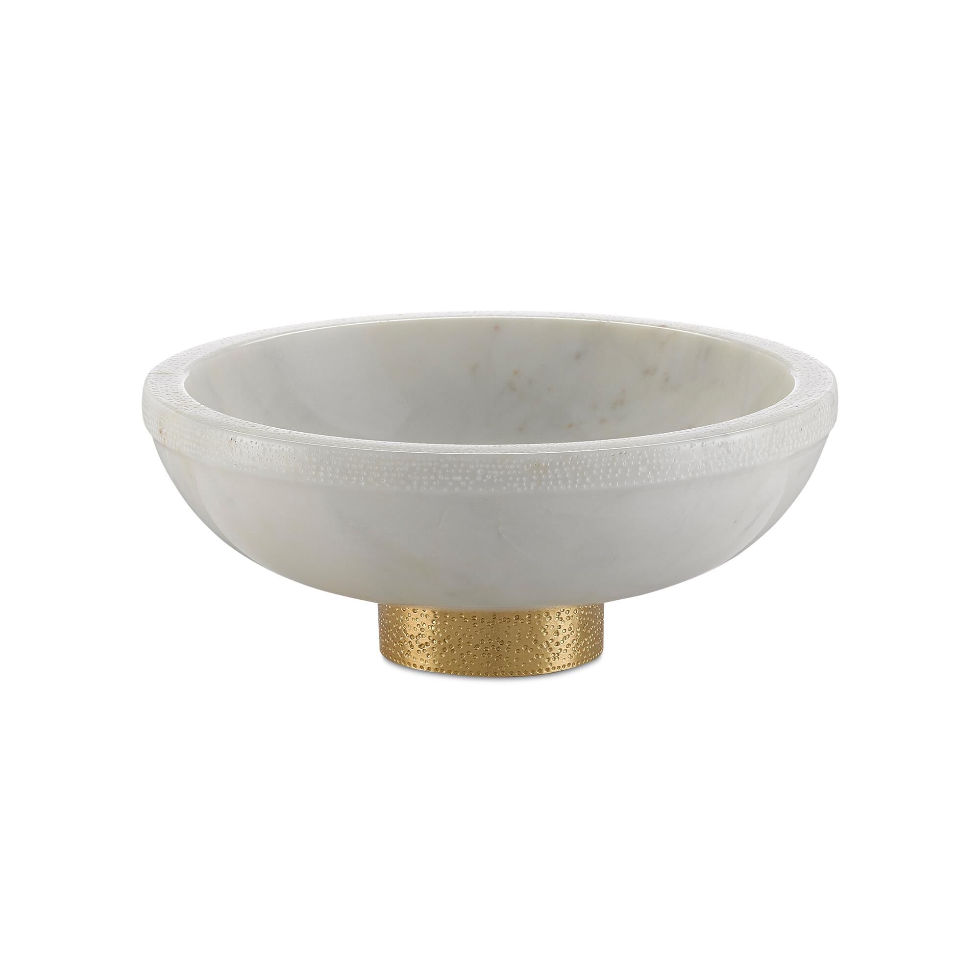 Shown in White/Brass finish