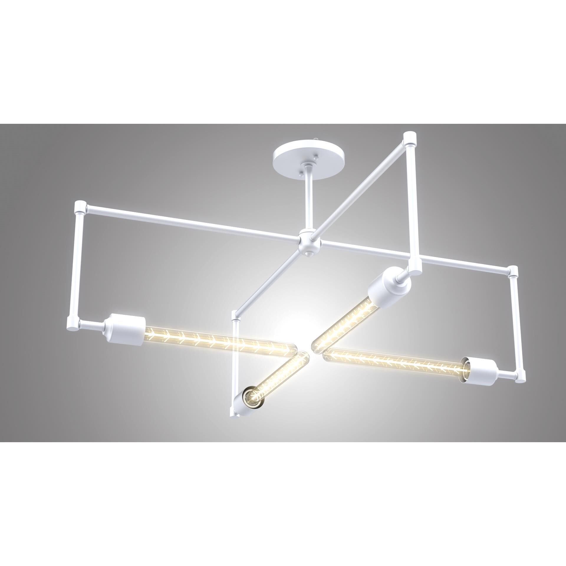 Pronograde 32 Inch 4 Light Semi Flush Mount by Meyda Lighting