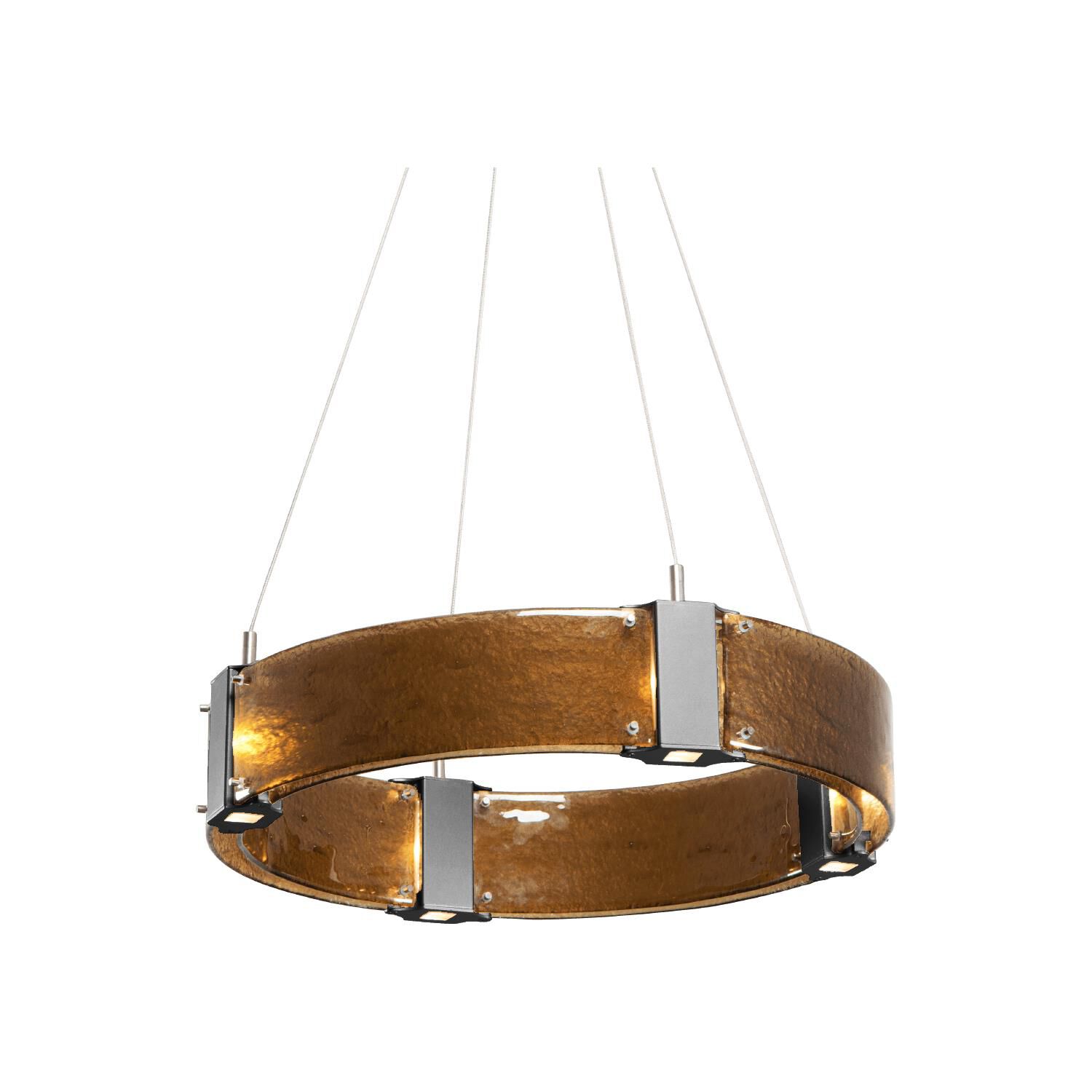 Parallel 23 Inch 12 Light LED Chandelier by Hammerton Studio