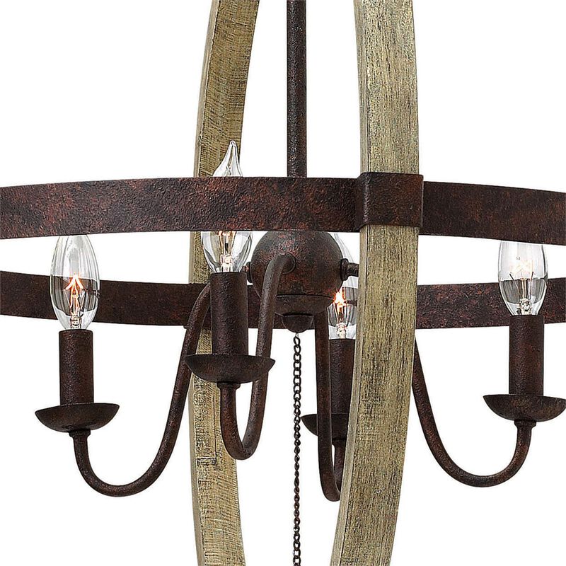 Middlefield 24 Inch 4 Light Chandelier by Fredrick Ramond