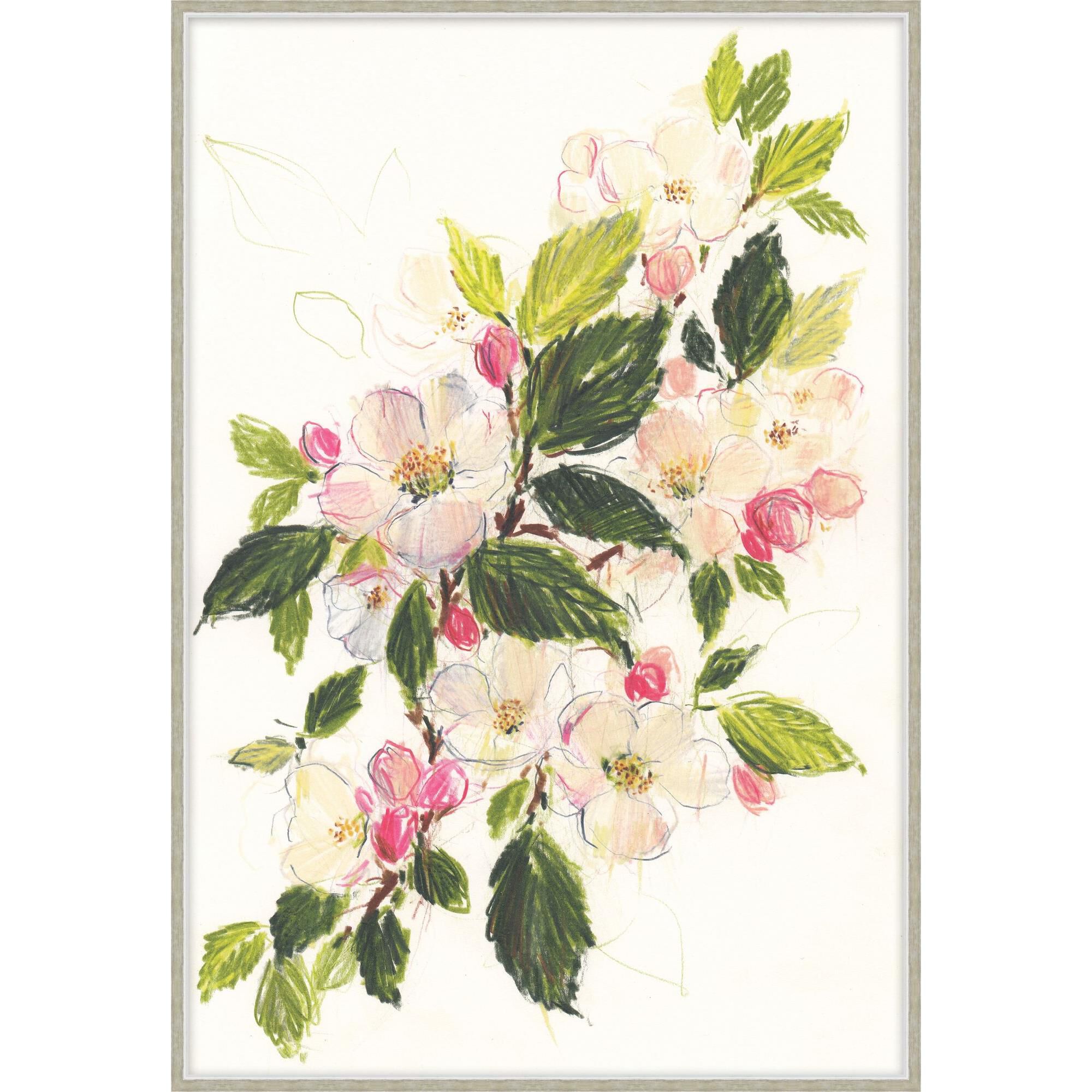 Claudia Lowry Blossom And Roses Print by LEVEL57