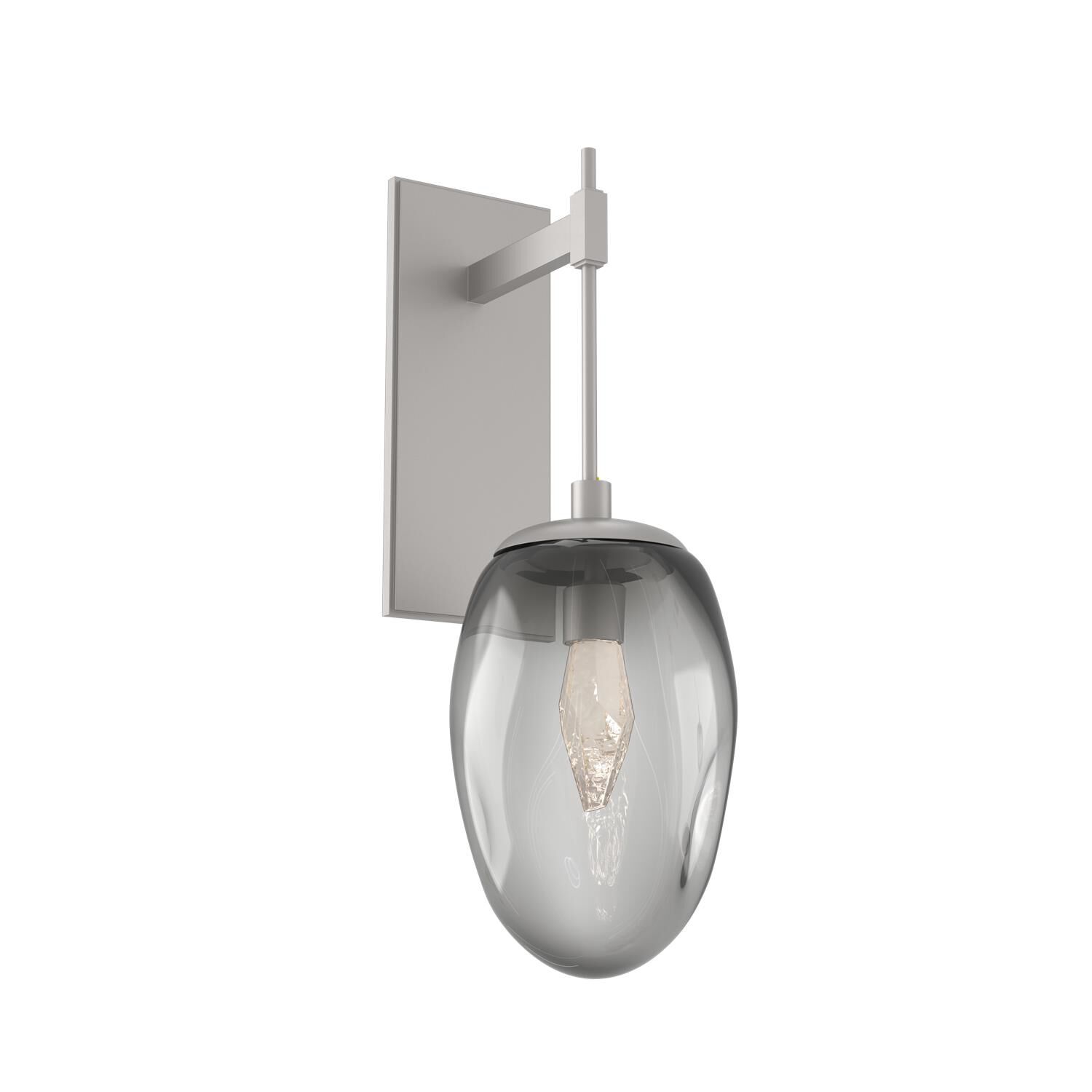 Shown in Metallic Beige Silver finish and Smoke Geo glass