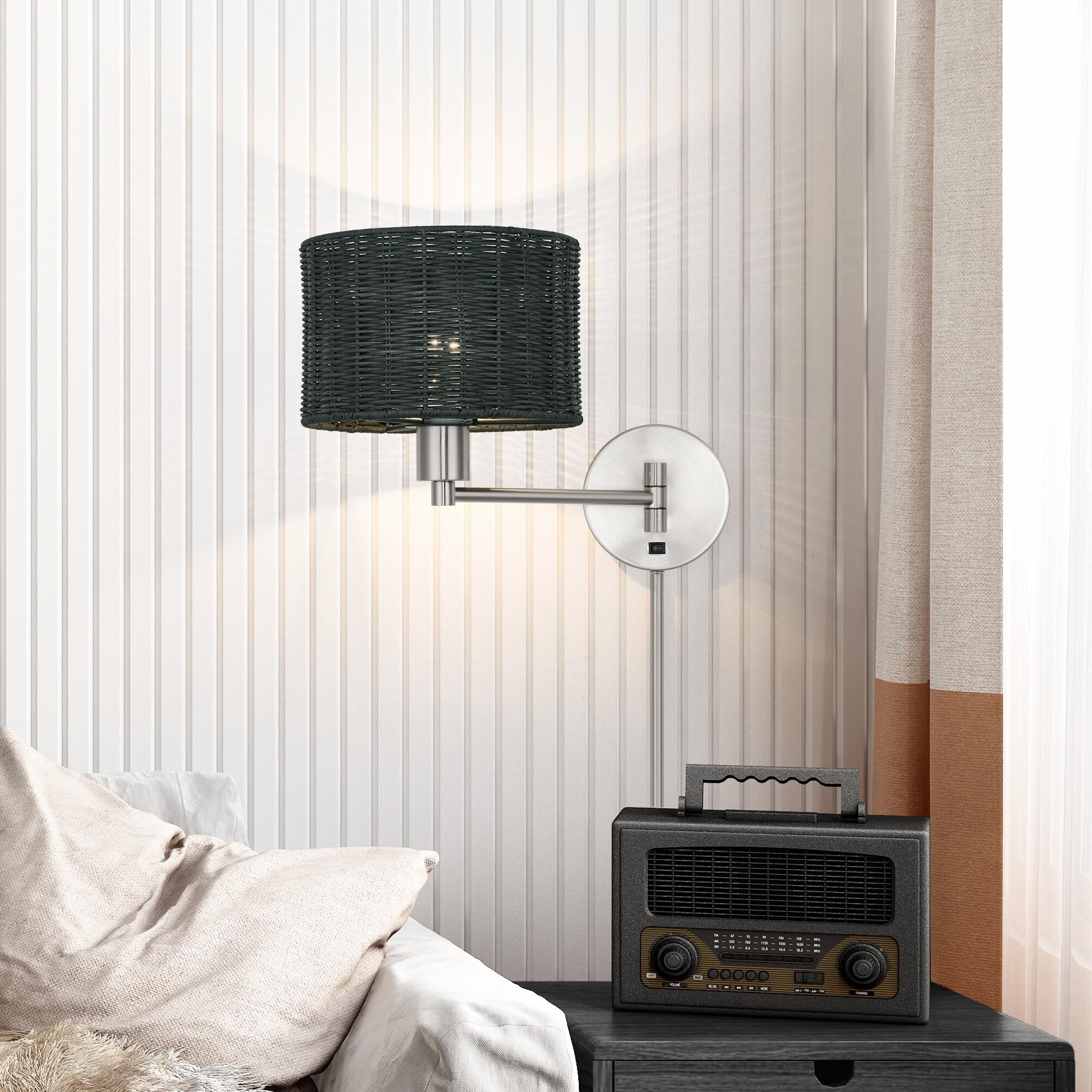 Weavington 11 Inch Wall Swing Lamp by Livex Lighting