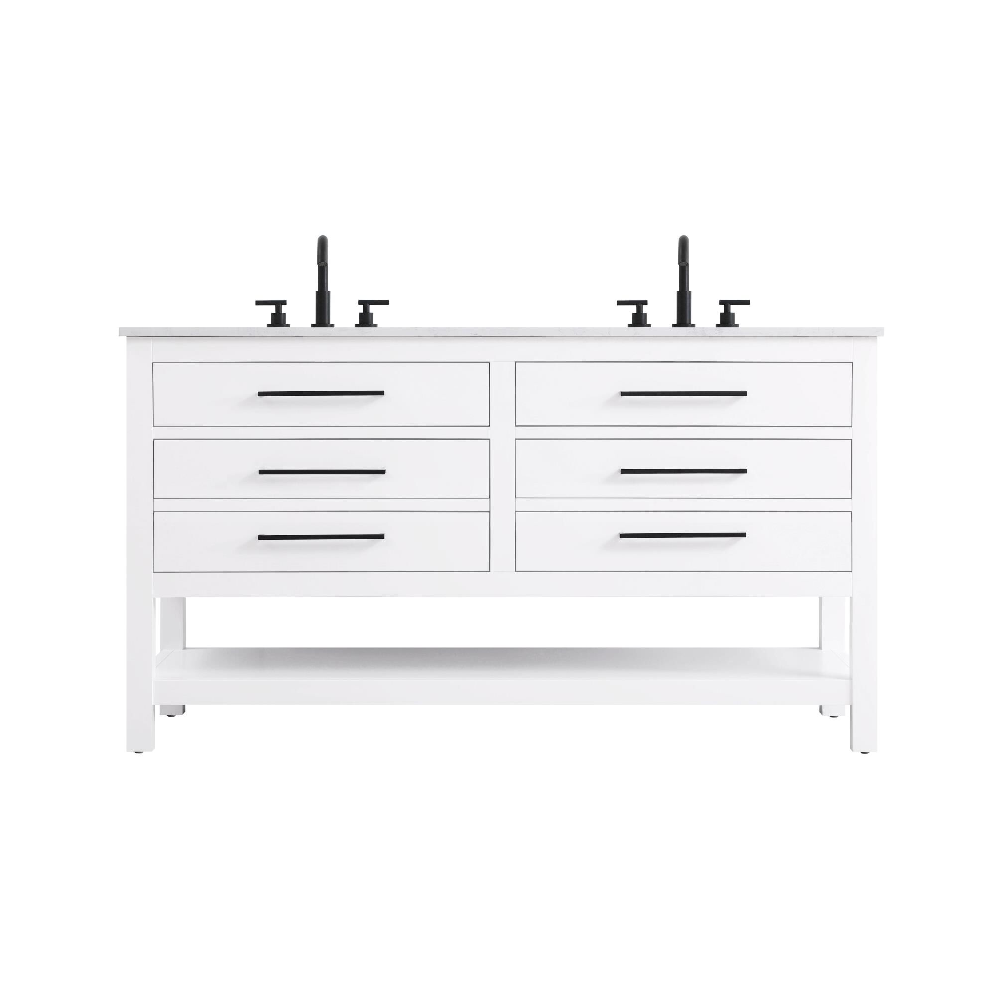 Karson 60 Inch Bath Vanity by Elegant Dcor