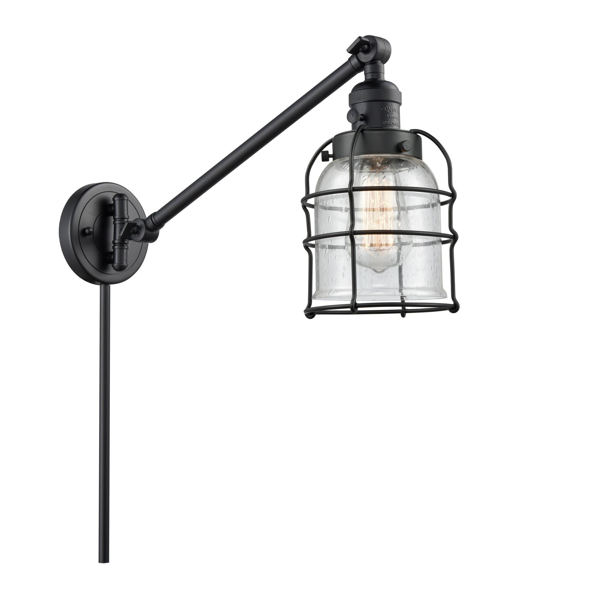 Bruno Marashlian Bell Cage Wall Swing Lamp by Innovations Lighting