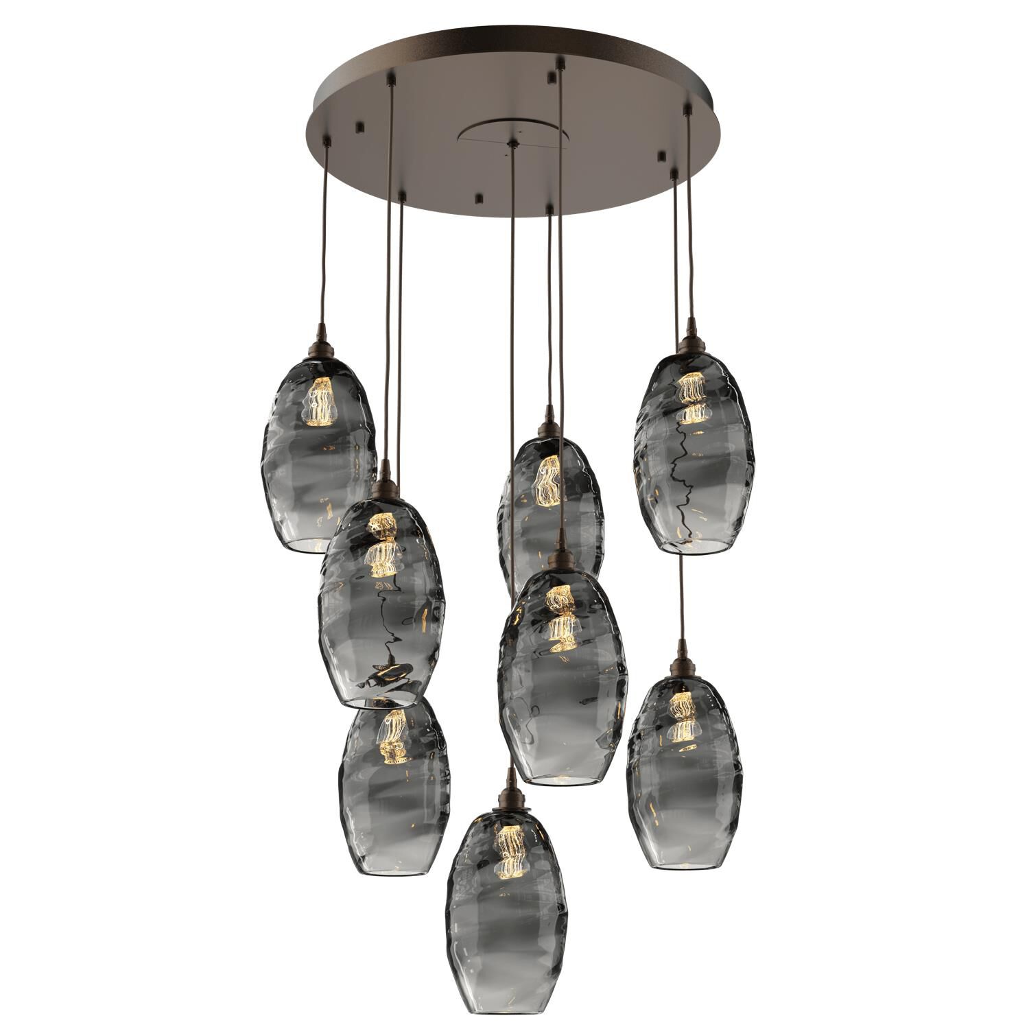Ellisse Multi Light Pendant by Hammerton Studio