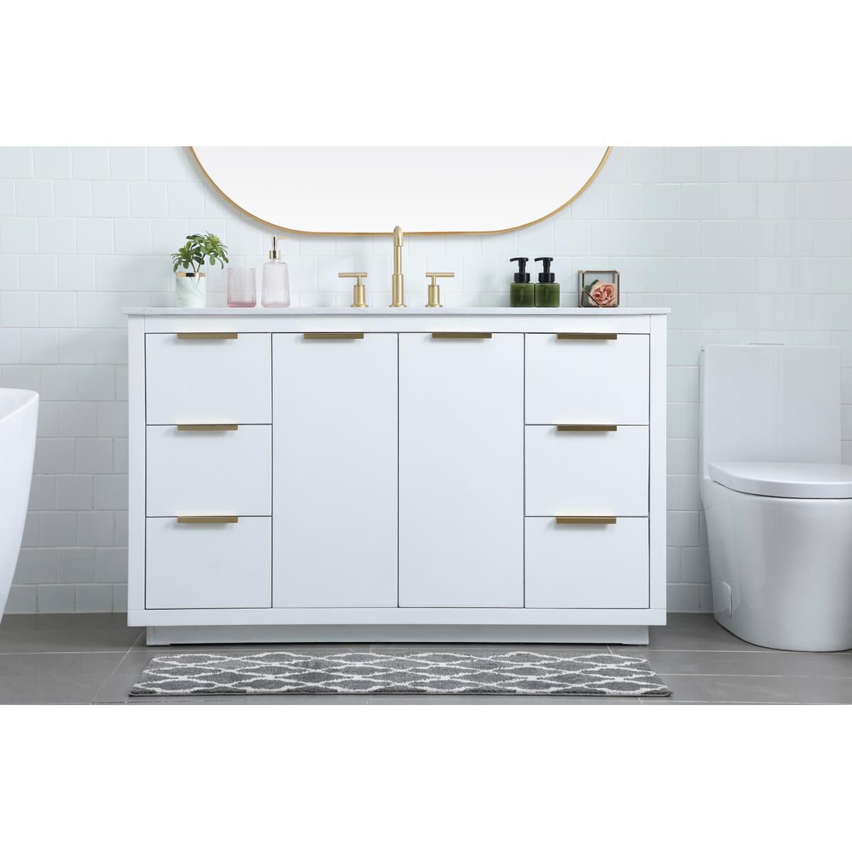 Blake 54 Inch Bath Vanity by Elegant Decor