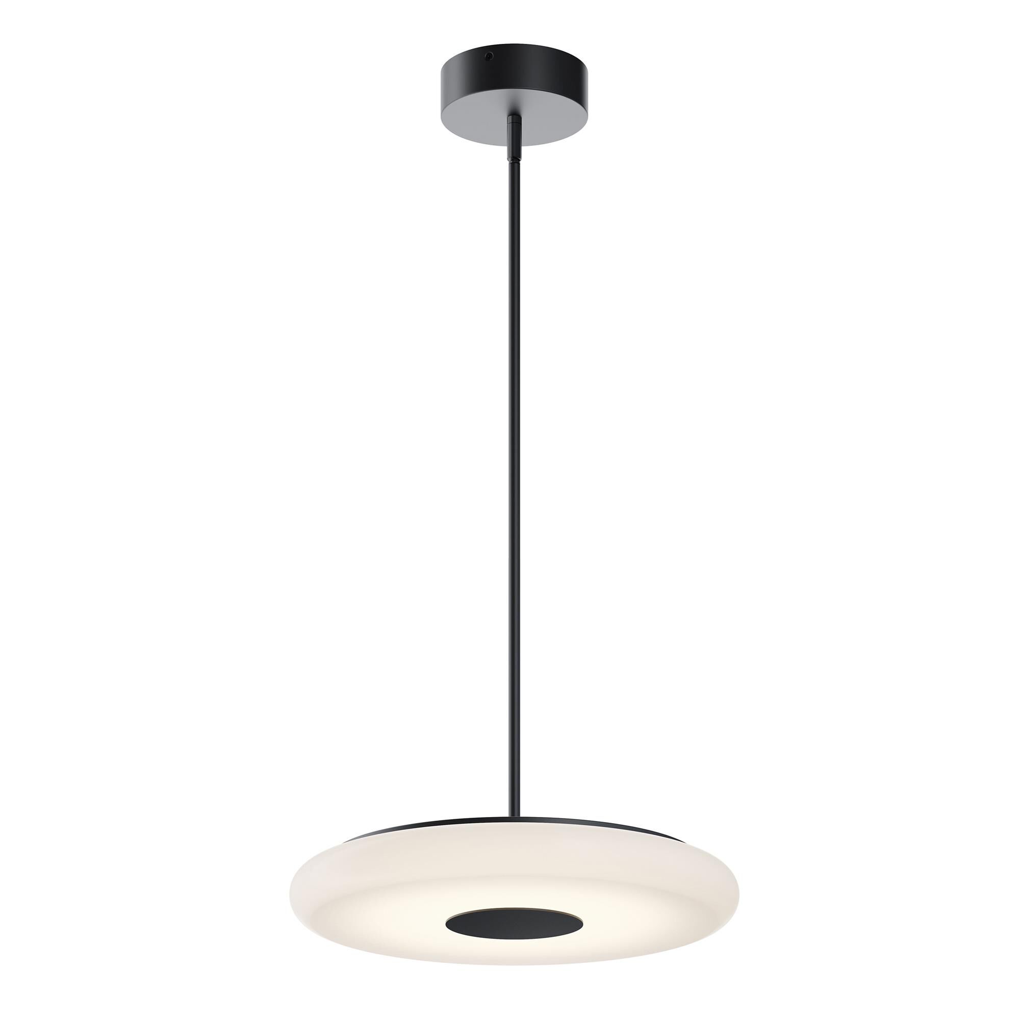 Shown in Black finish and White shade