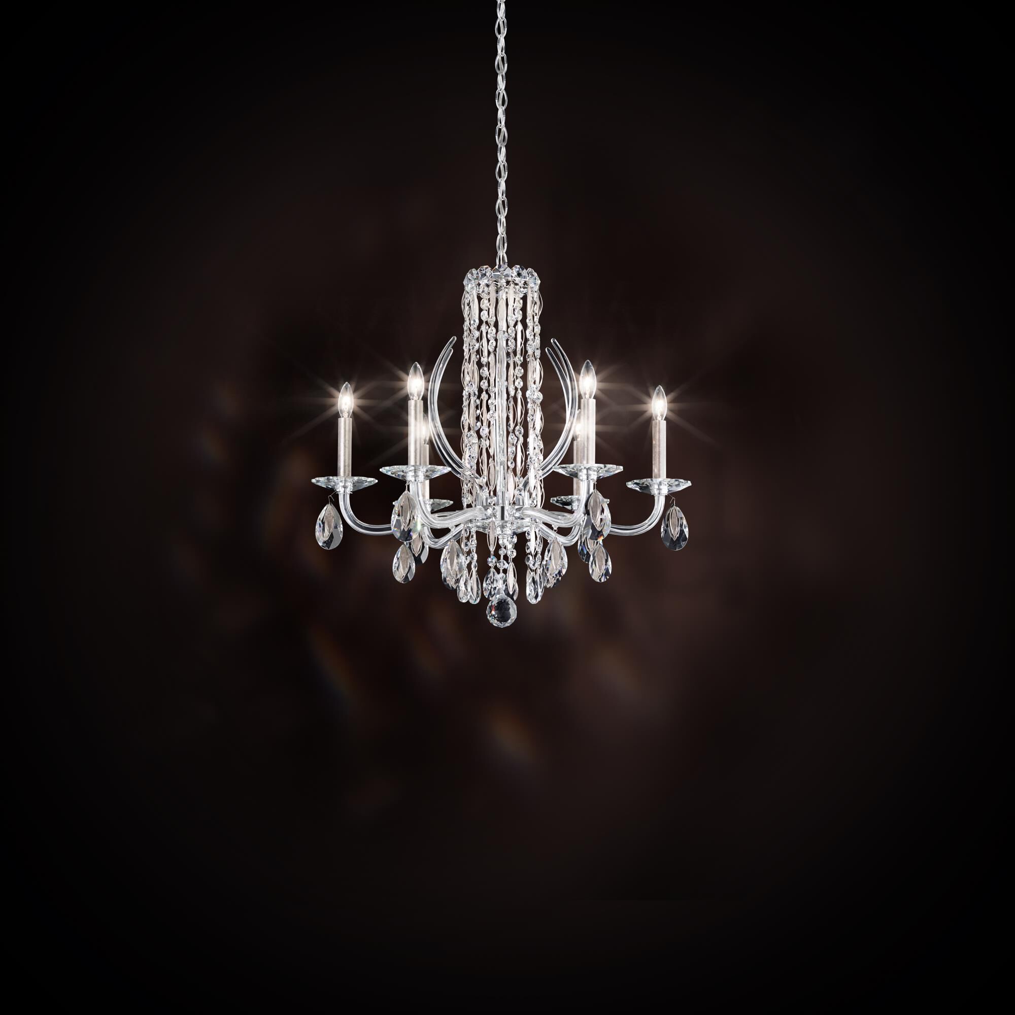 Sarella 24 Inch 6 Light Chandelier by Schonbek
