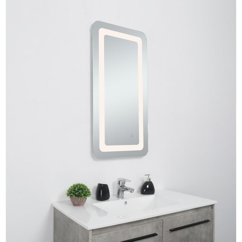 Genesis 36 Inch LED Lighted Mirror by Elegant Decor