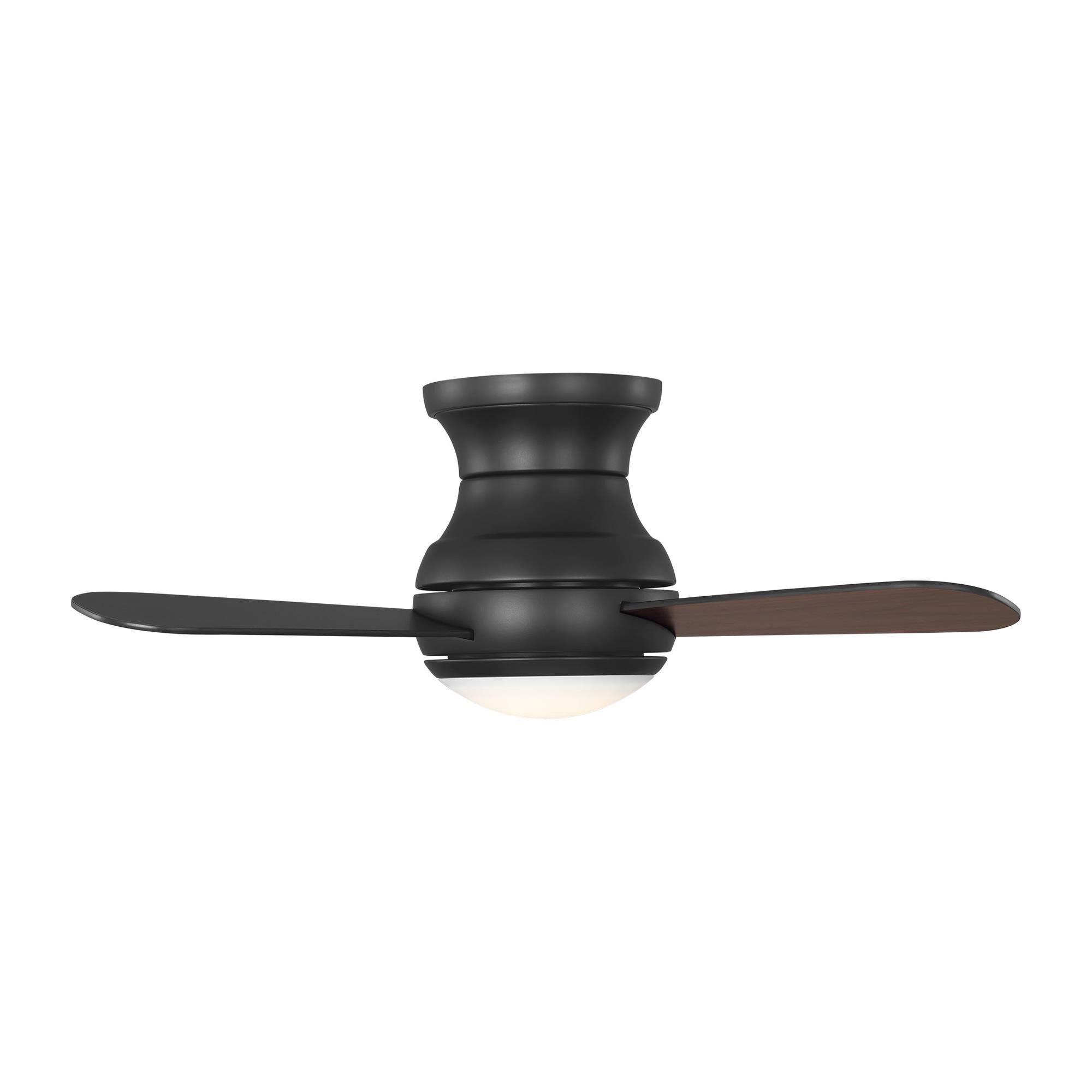 Orbis Hugger 32 Inch Flush Mount Fan with Light Kit,