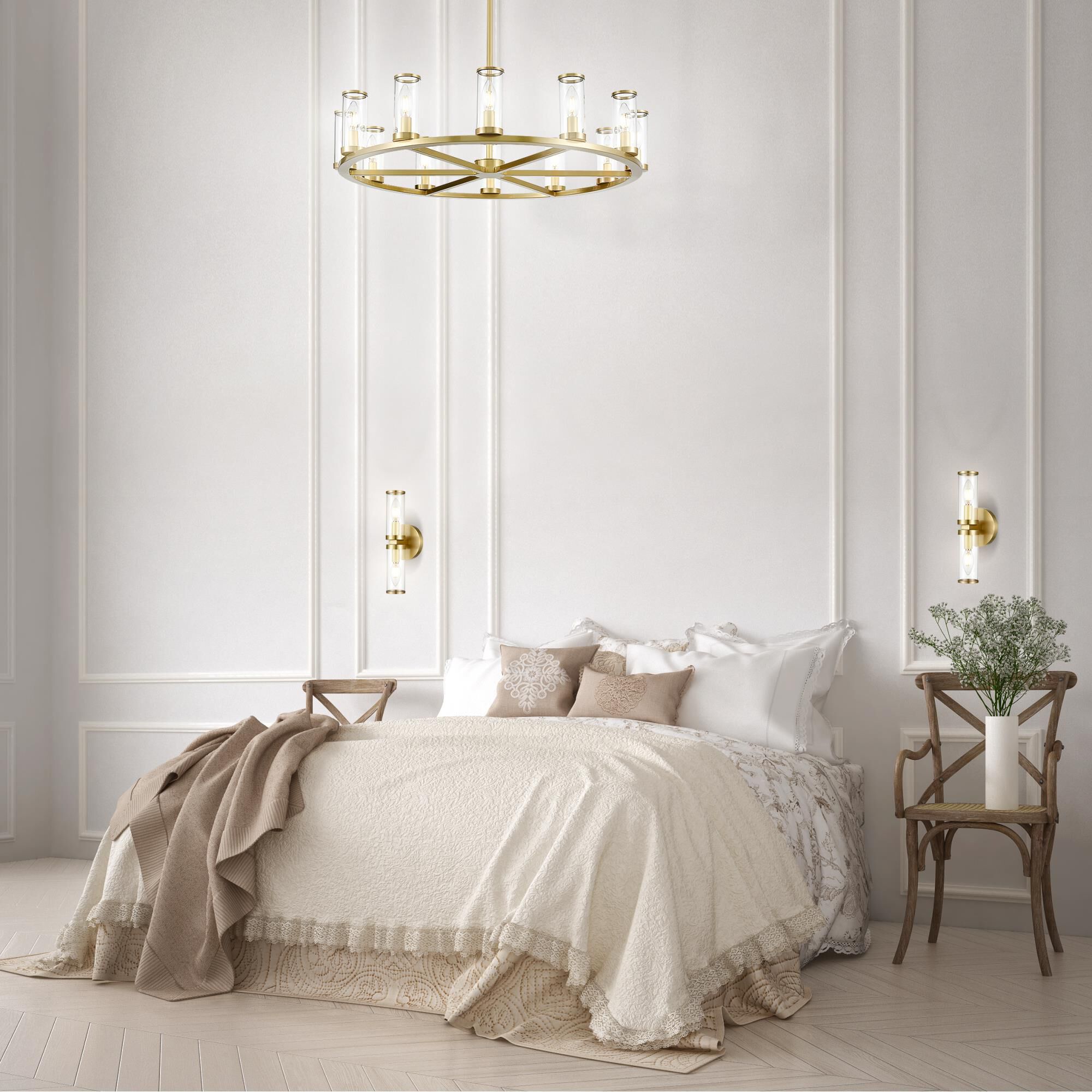 Revolve 33 Inch 12 Light Chandelier by Alora Lighting