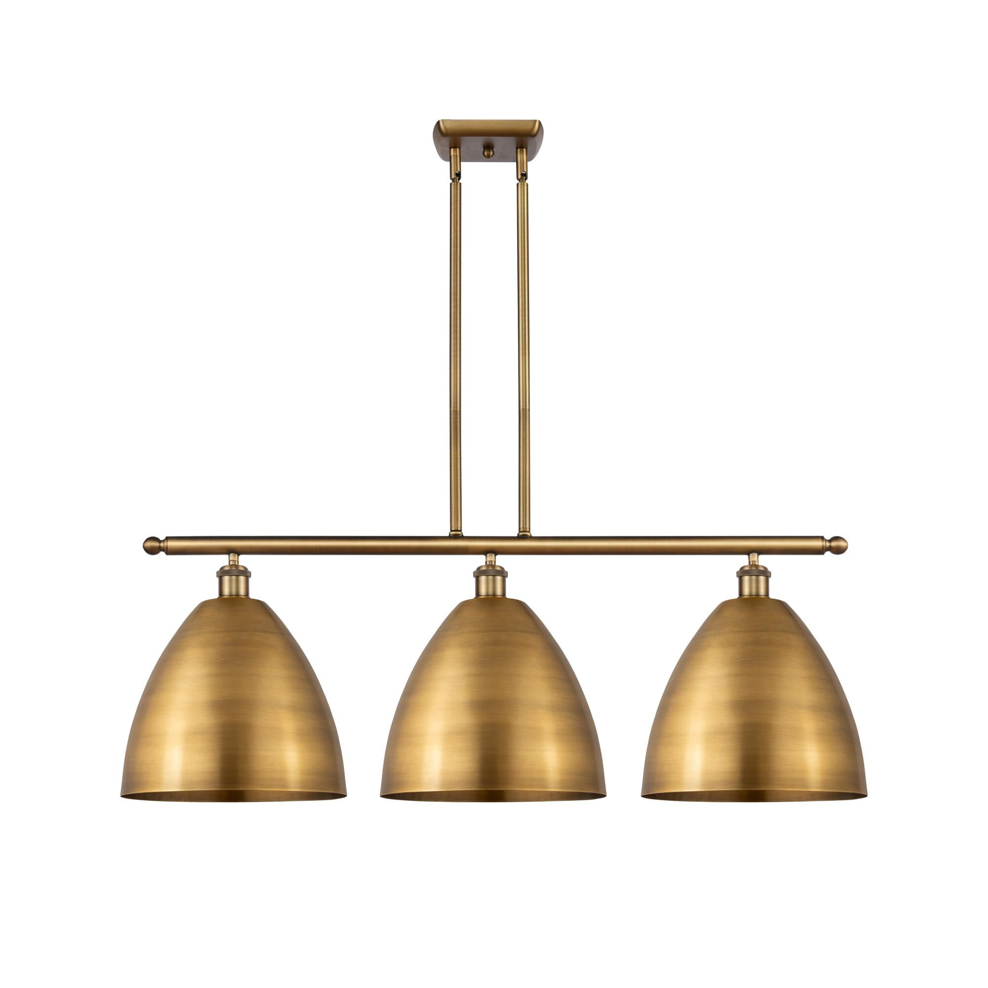 Bruno Marashlian Ballston Dome 38 Inch 3 Light Linear Suspension Light by Innovations Lighting