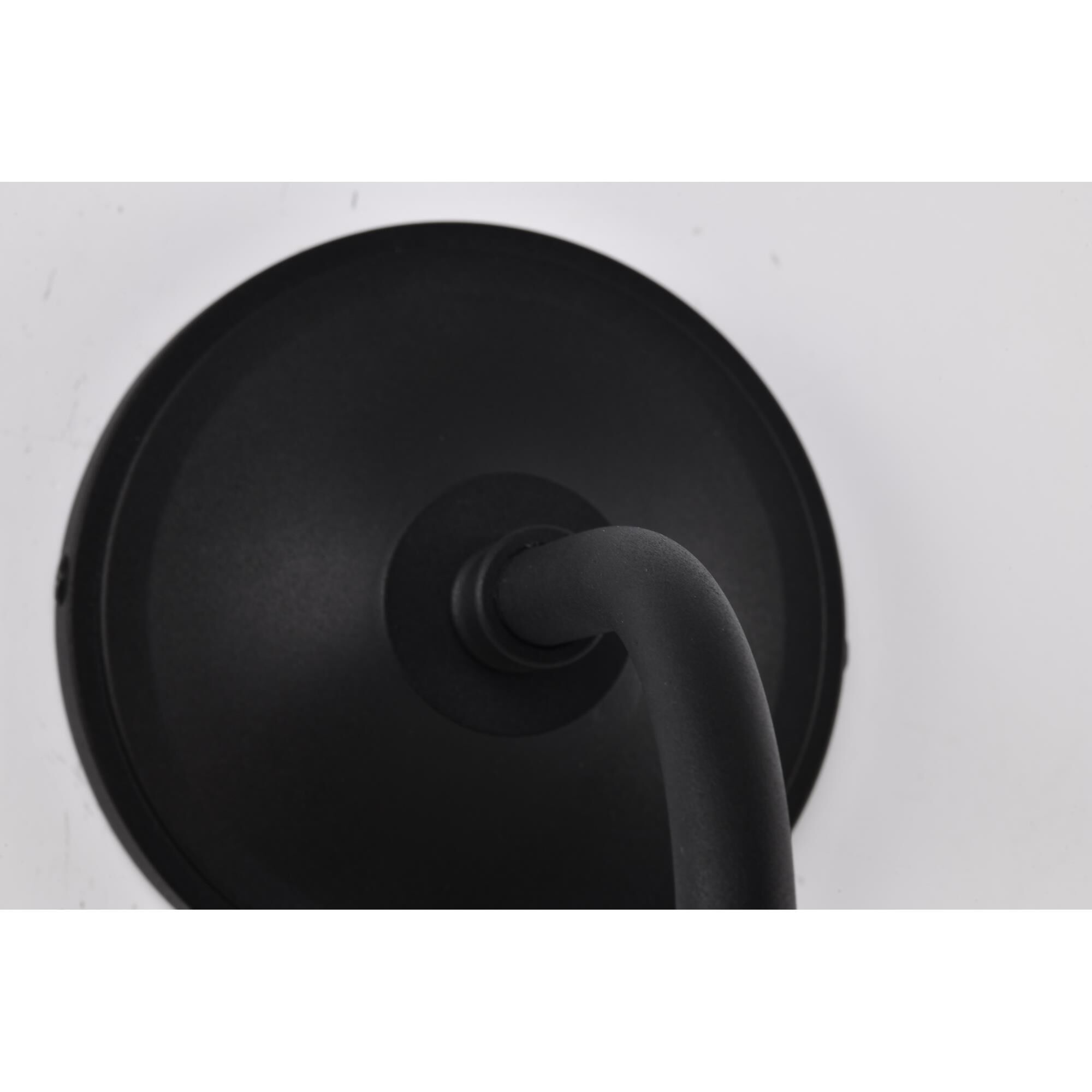 Shown in Black finish and White shade