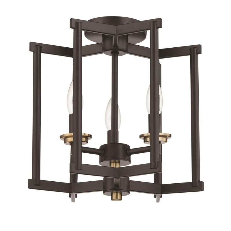 Avante Grand 11 Inch Semi Flush Mount by Craftmade