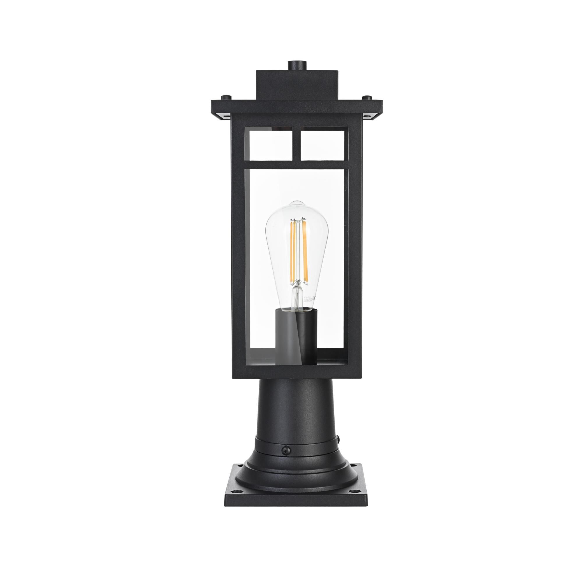 Mercer 18 Inch Outdoor Post Lamp by Elegant Lighting