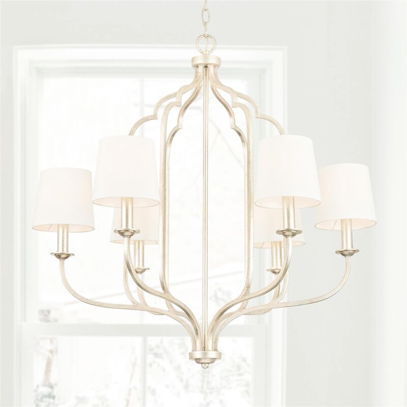 Ophelia 31 Inch 6 Light Chandelier by Capital Lighting Fixture Company