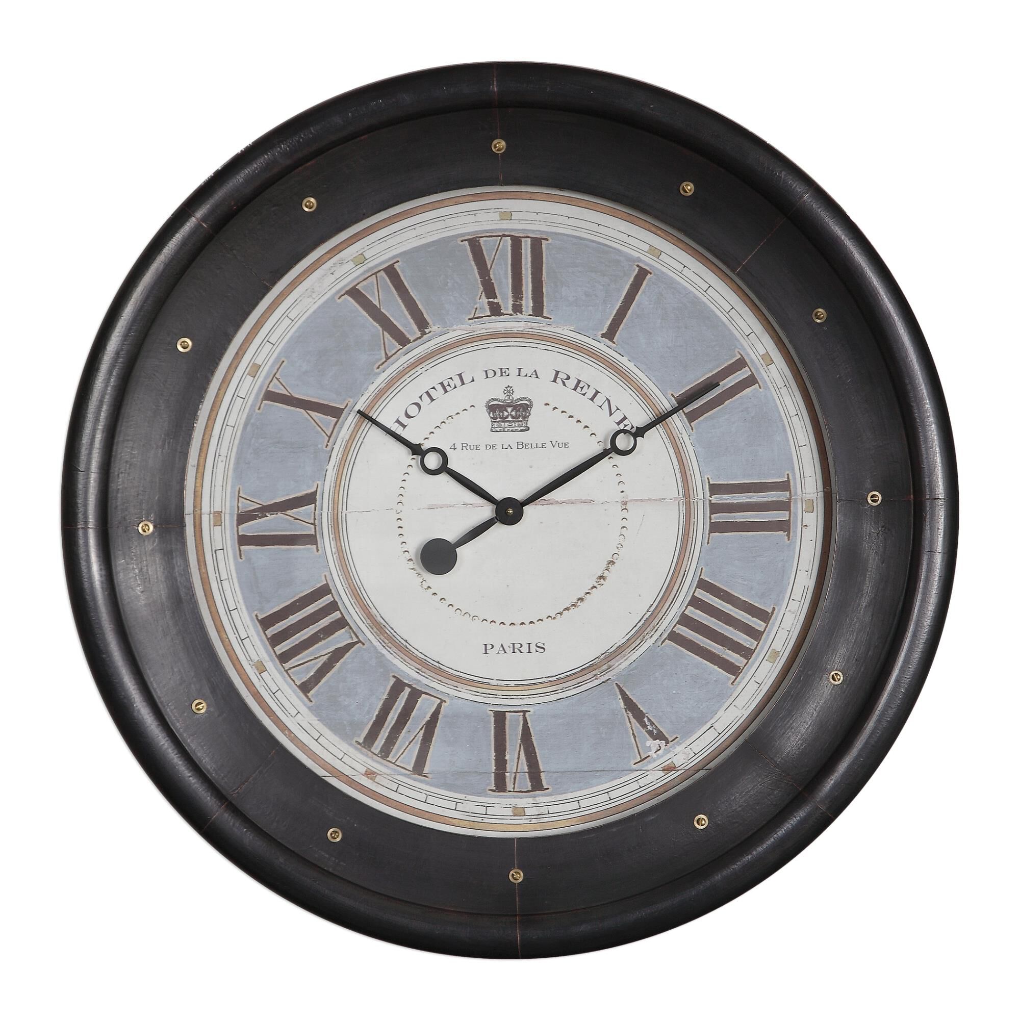 Uttermost Jayden Round Wall Clock Wall Clock by Uttermost