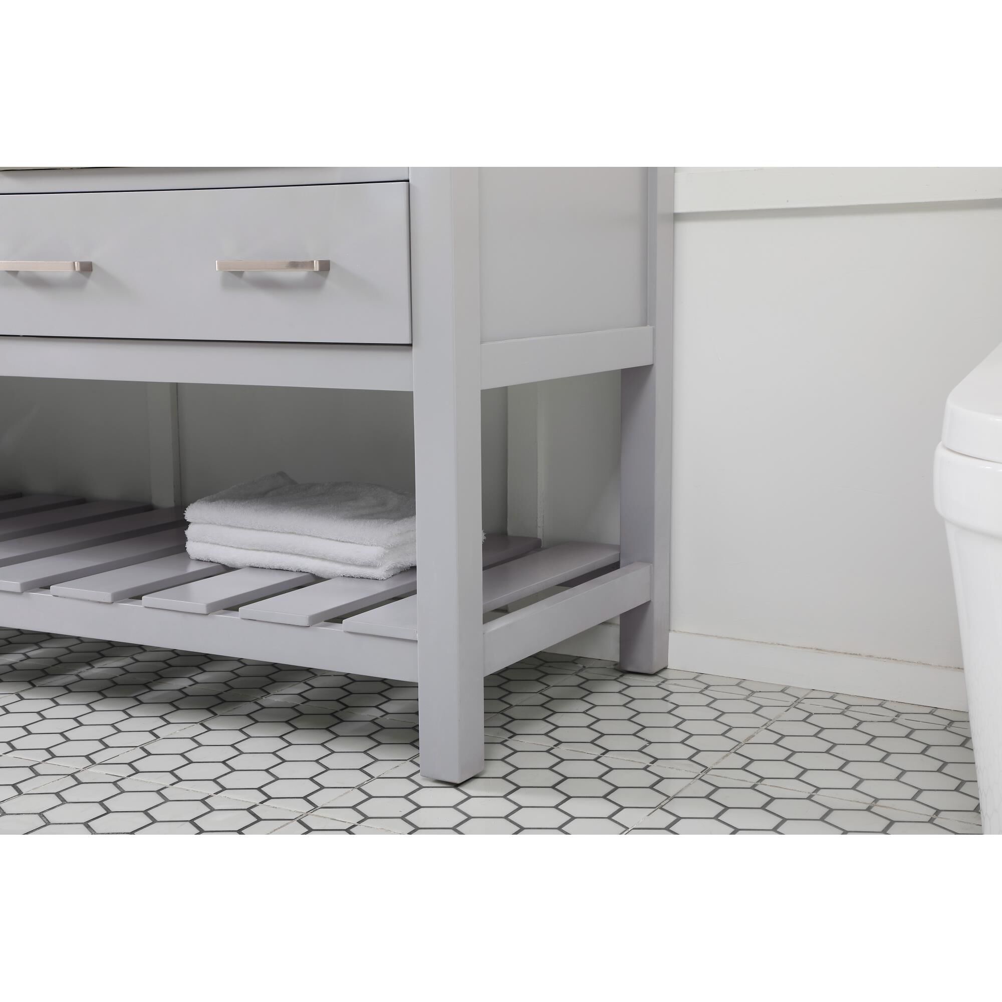 Shown in Grey finish