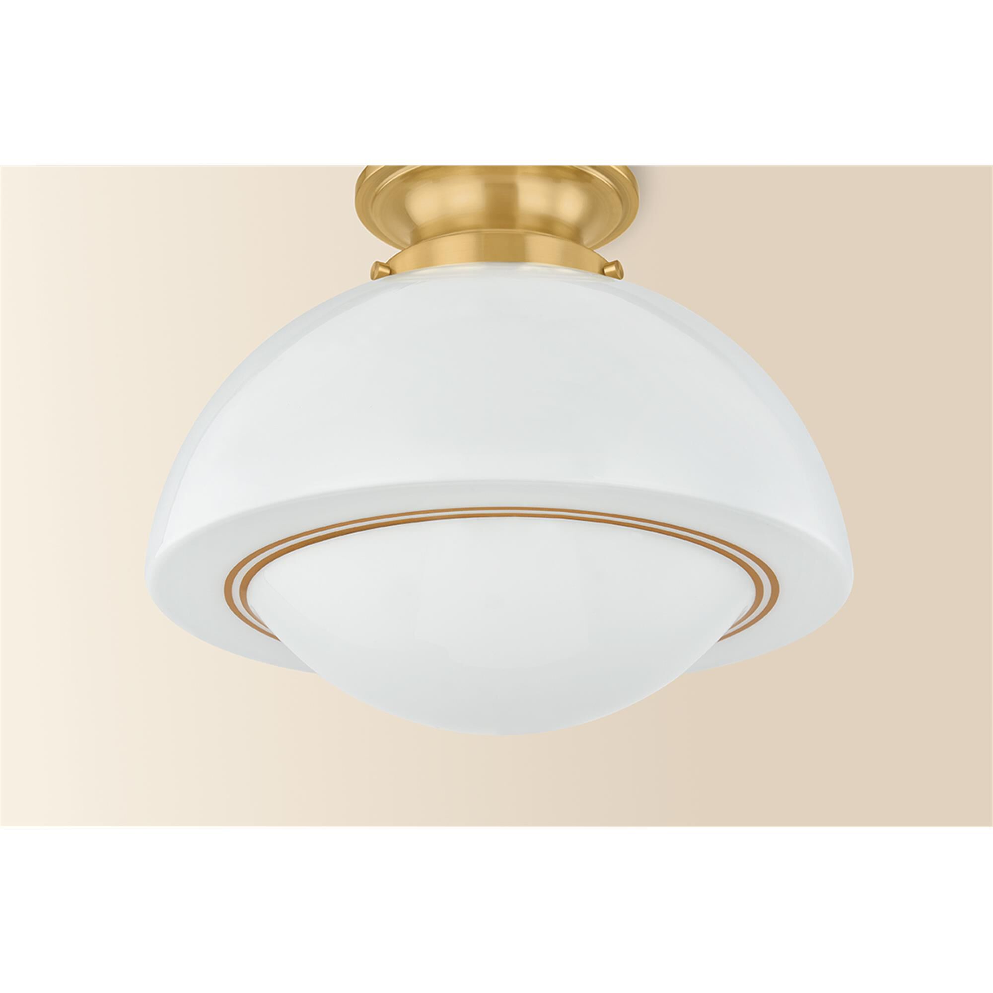 Celine 11 Inch Semi Flush Mount,
