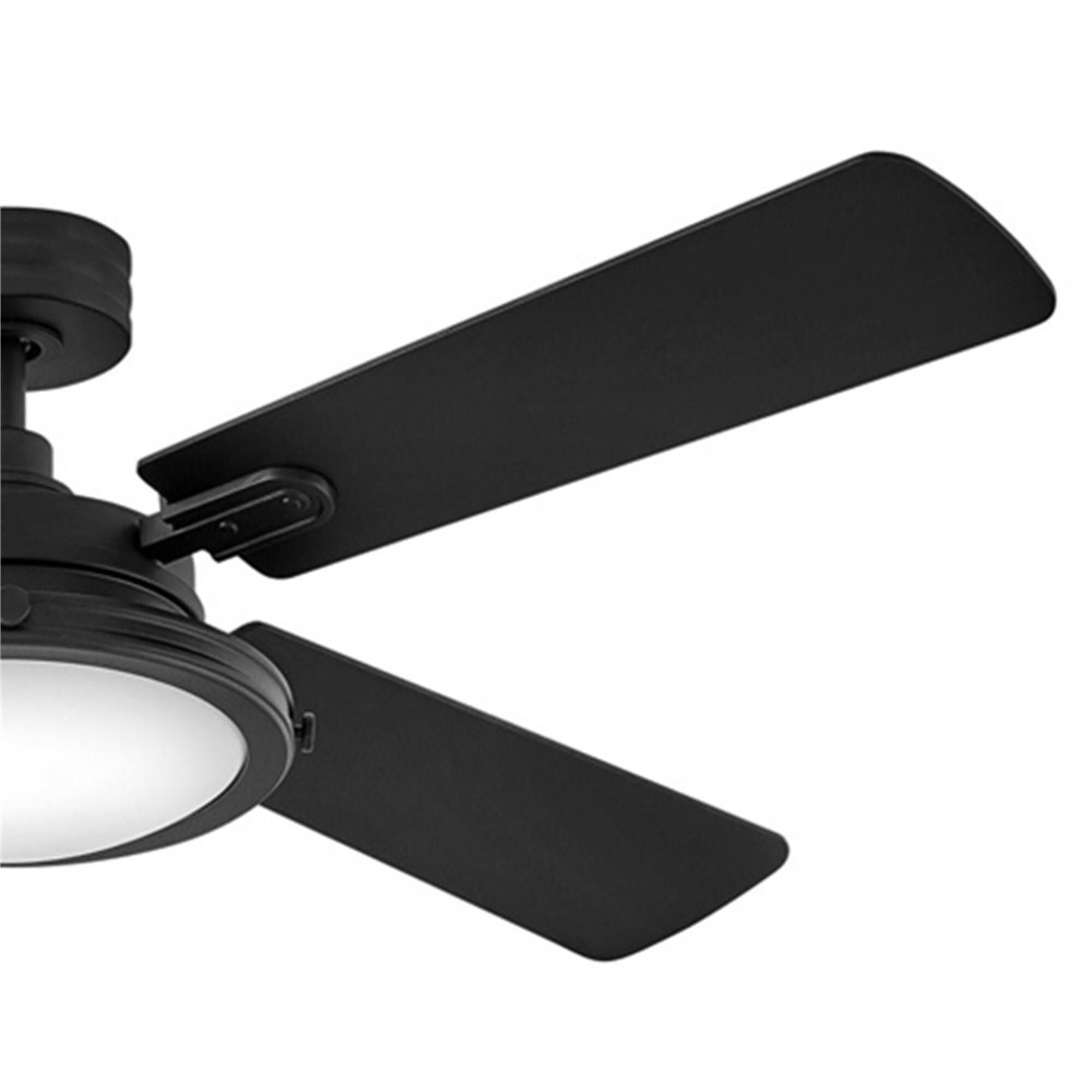 Shown in Matte Black finish and Etched Opal glass