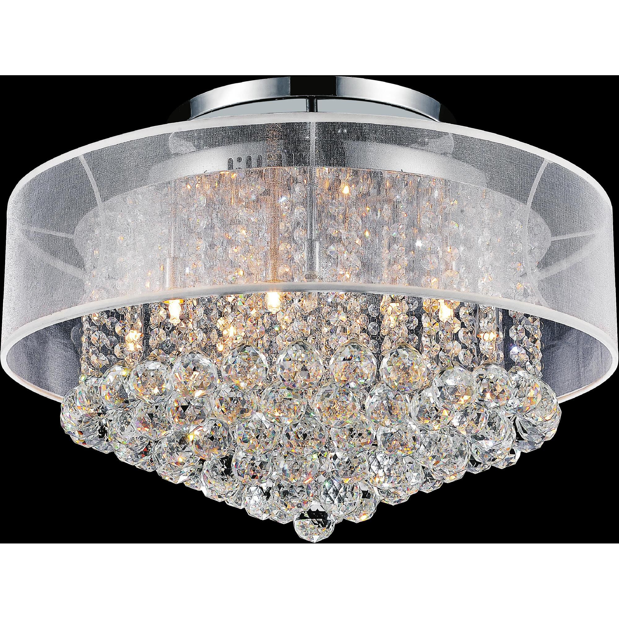 Radiant 24 Inch 12 Light Flush Mount by CWI Lighting