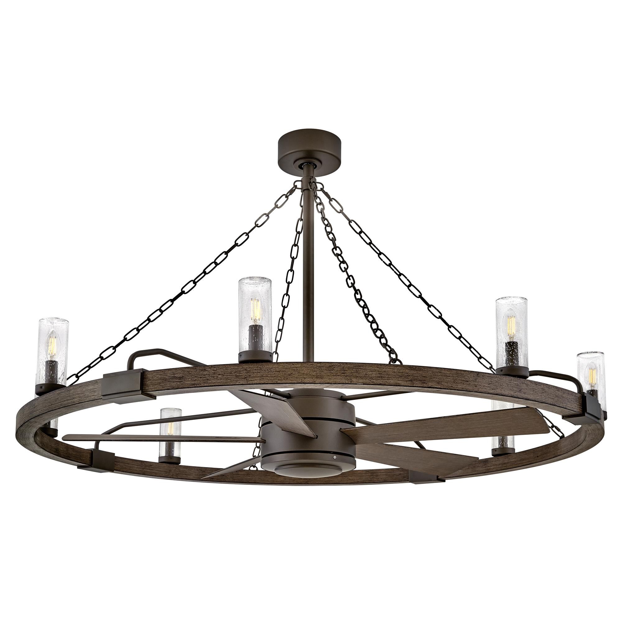 Sawyer 44 Inch Chandelier Ceiling Fan with Light Kit,