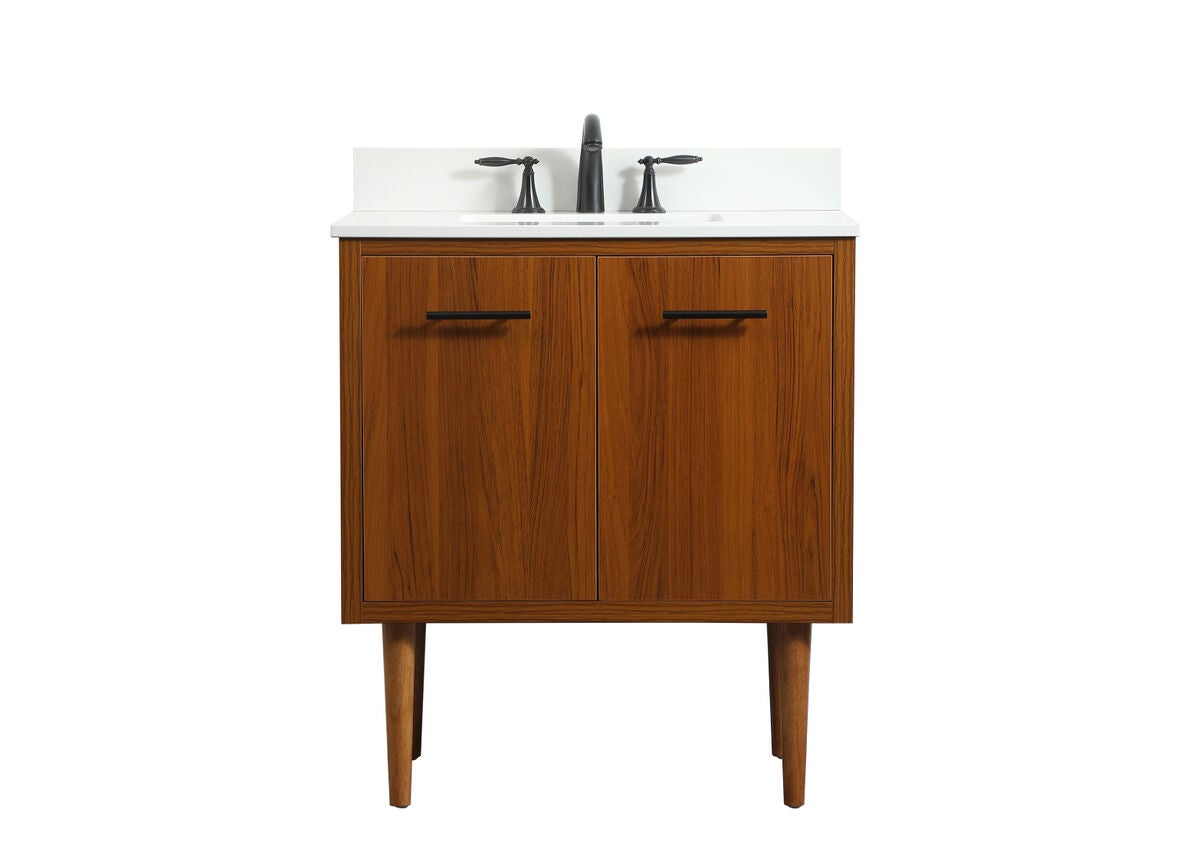 Shown in Teak finish