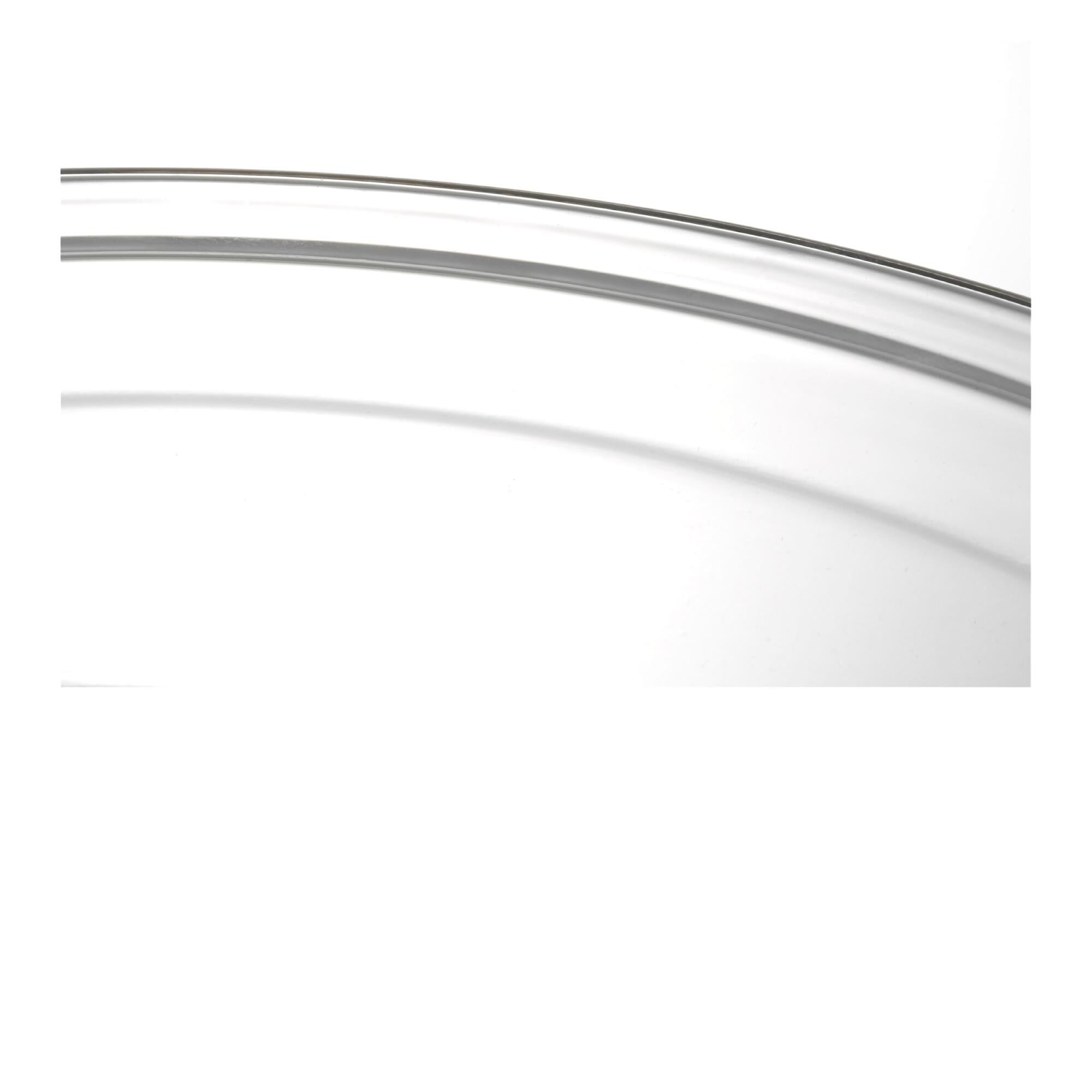 Shown in Brushed Nickel finish and Clear glass