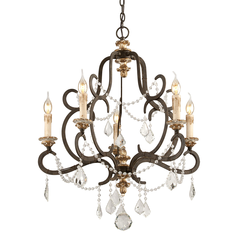Bordeaux 27.5 Inch Chandelier by Troy Lighting