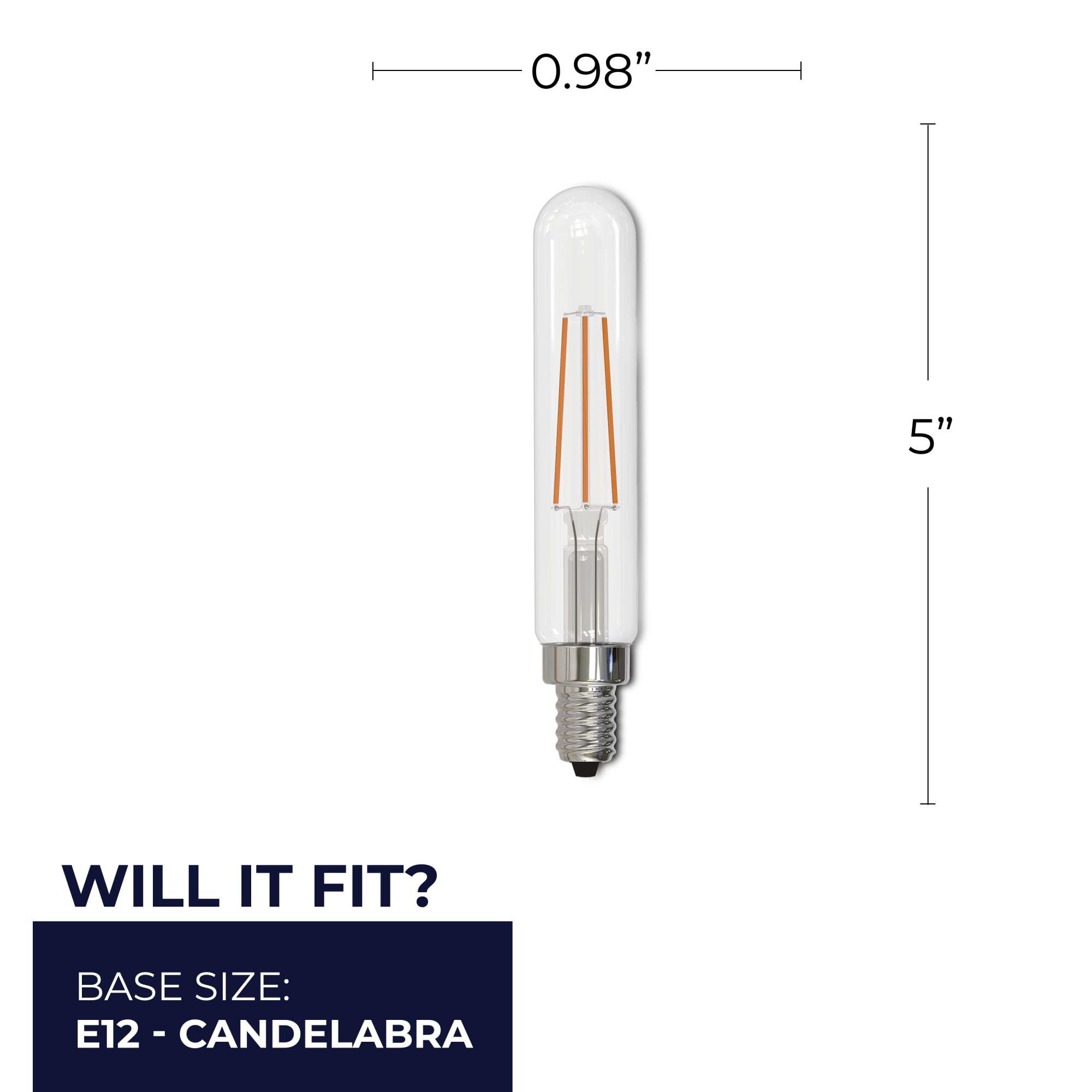 Dimmable 4.5 Watt 3000K T8 LED Light Bulb by Bulbrite