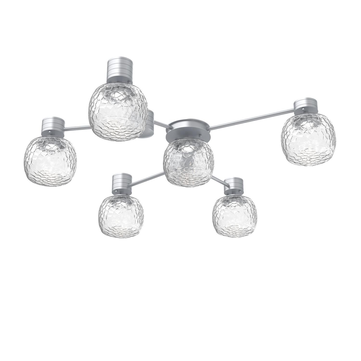 Levi Wilson Vessel 37 Inch Semi Flush Mount by Hammerton Studio