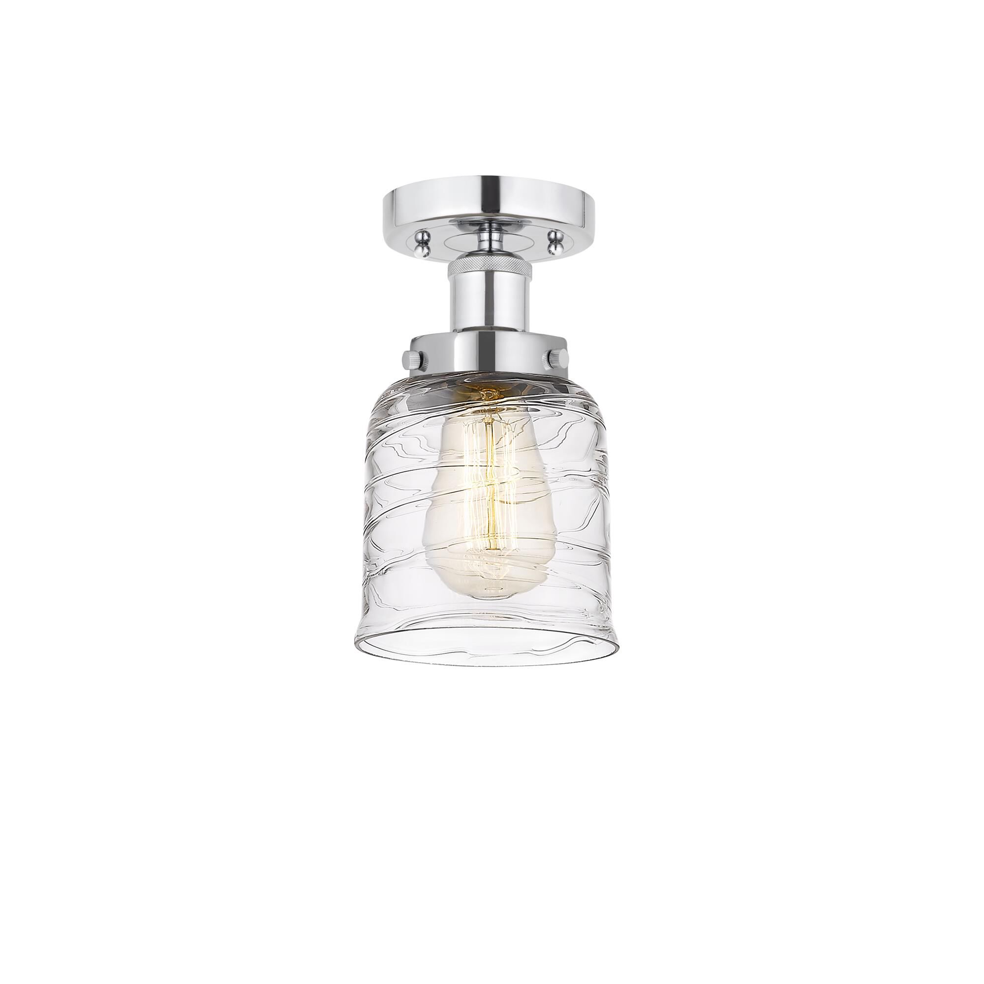 Bruno Marashlian Bell 6 Inch 1 Light Semi Flush Mount by Innovations Lighting