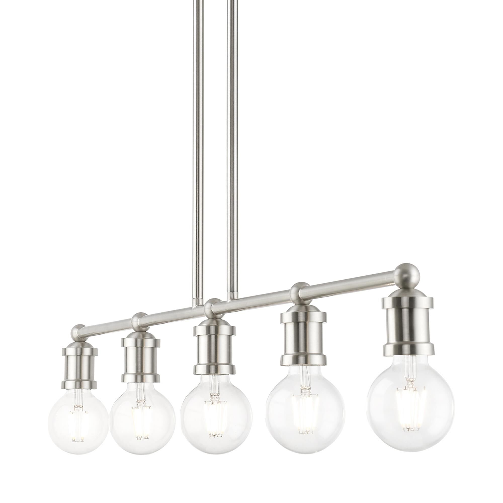 Lansdale 40 Inch 5 Light Linear Suspension Light by Livex Lighting